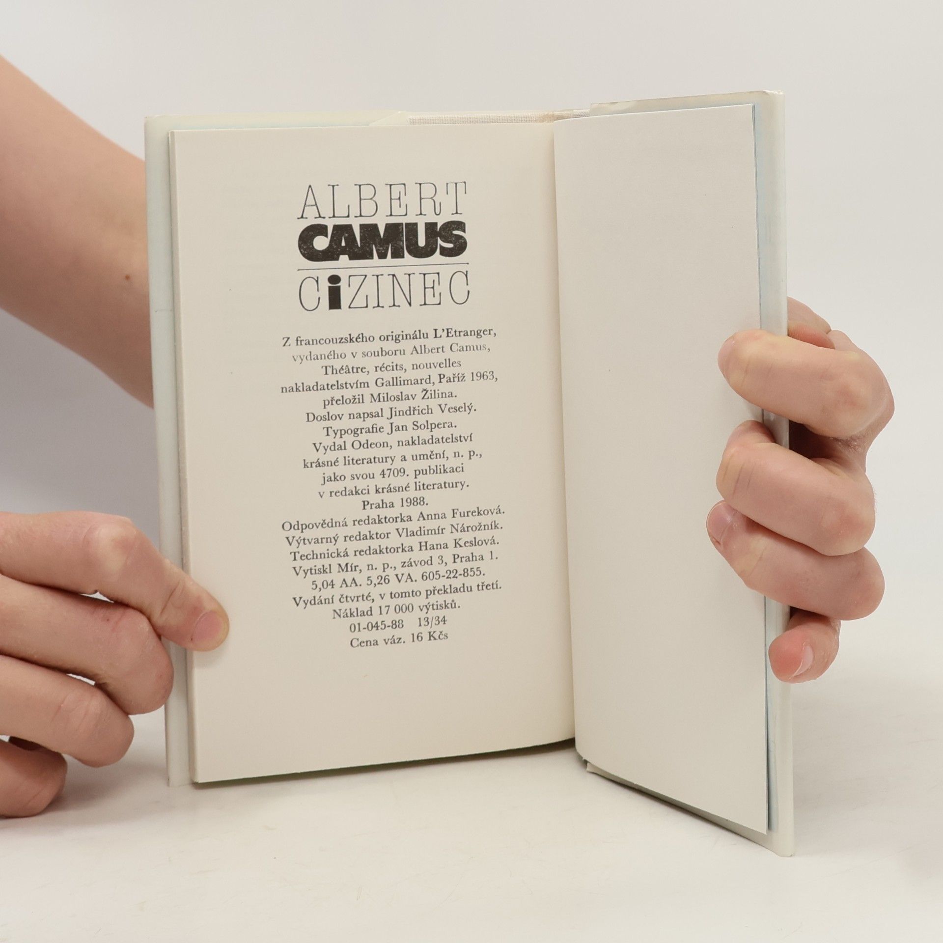 Albert Camus Cizinec