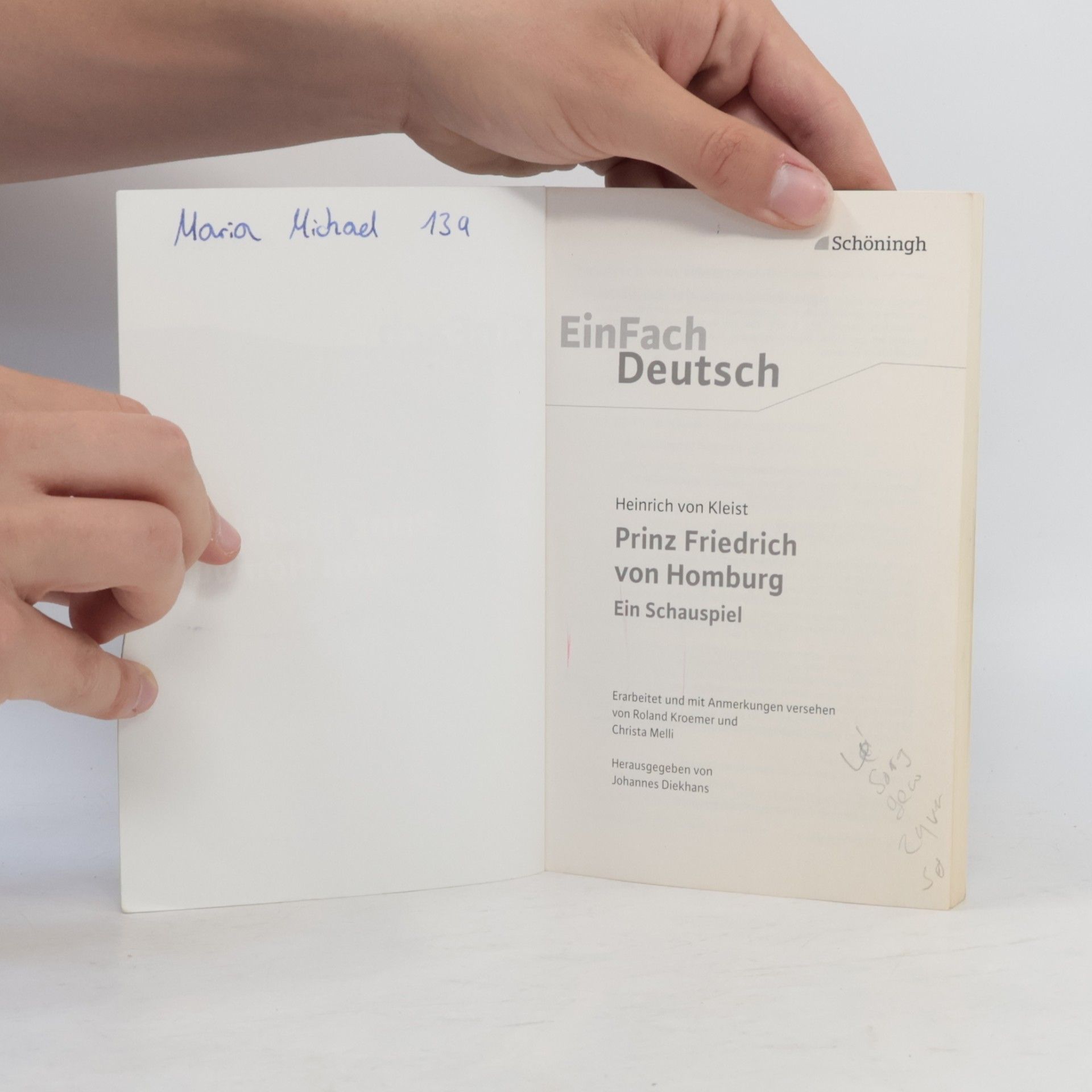 Various authors Heinrich von Kleist, Prinz Friedrich von Homburg
