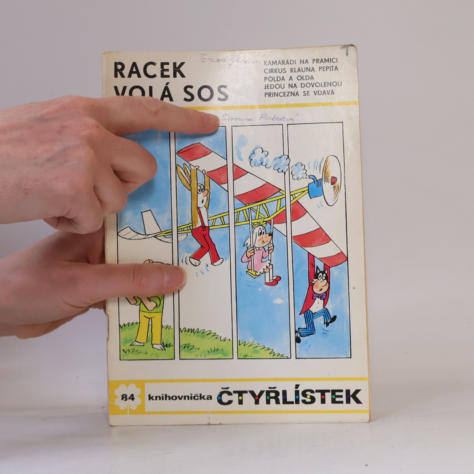 Ljuba Štíplová Čtyřlístek 84. Racek volá SOS