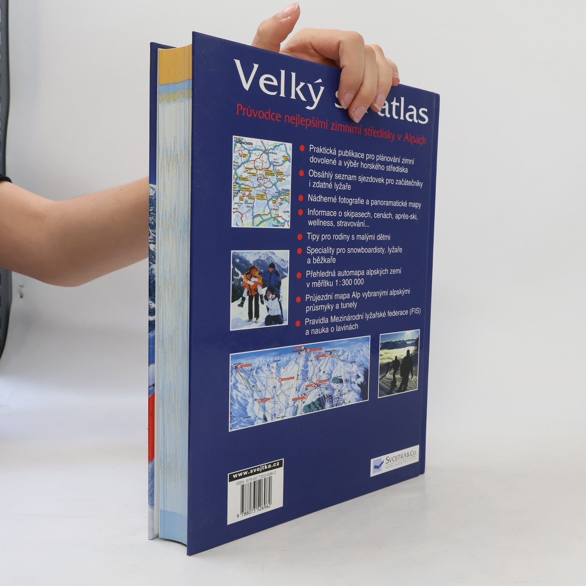 Autorenkollektiv Velký ski atlas. Průvodce nejlepšími zimními středisky v Alpách