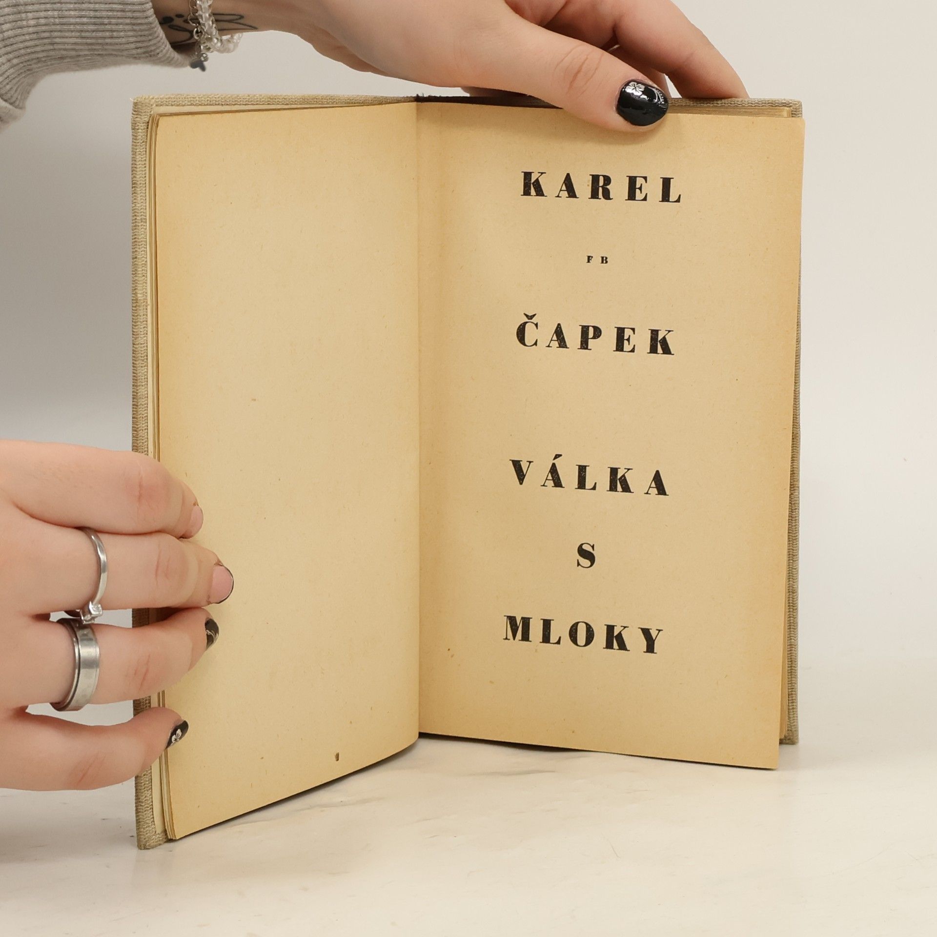 Karel Čapek Válka s mloky