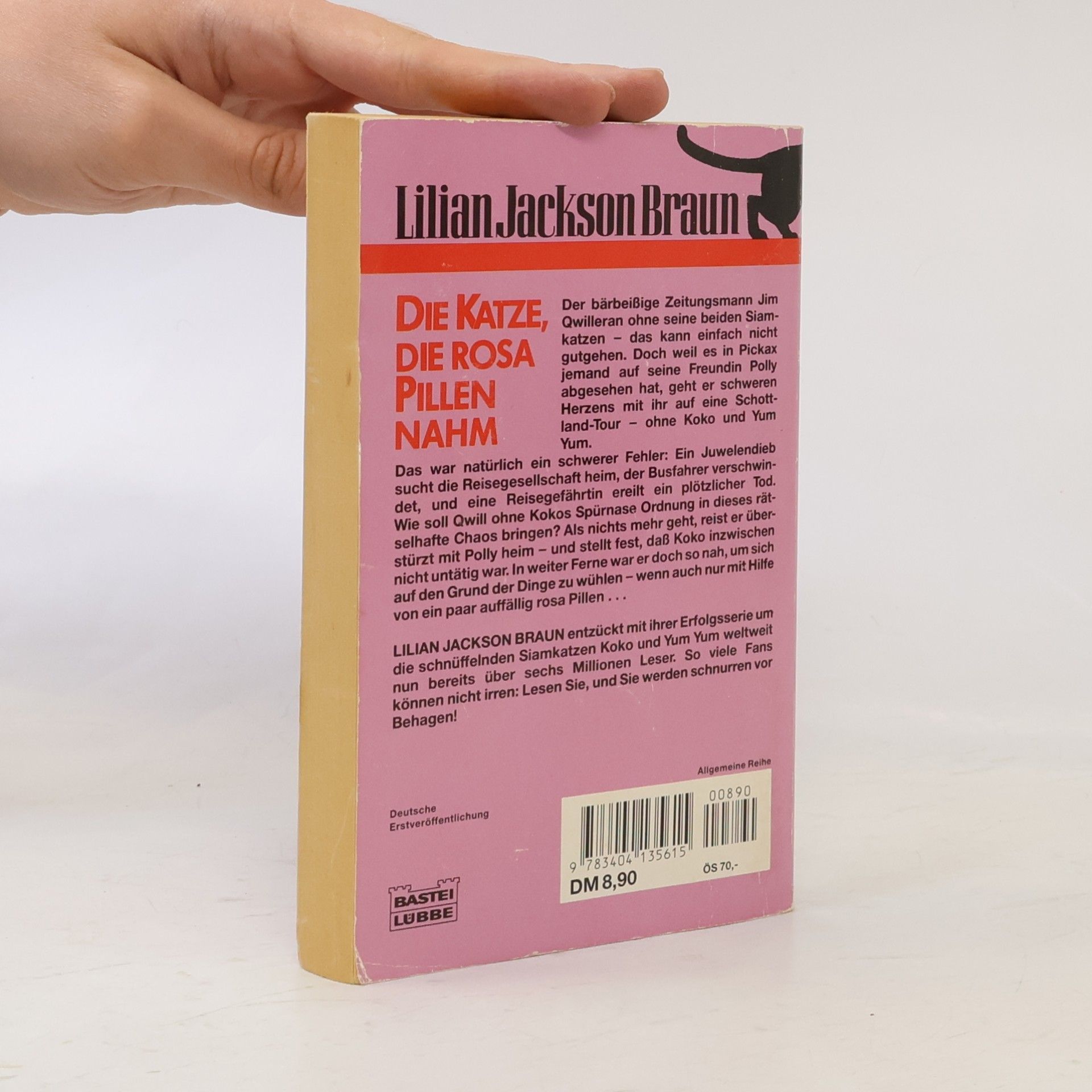 Lilian Jackson Braun Die Katze, die rosa Pillen nahm