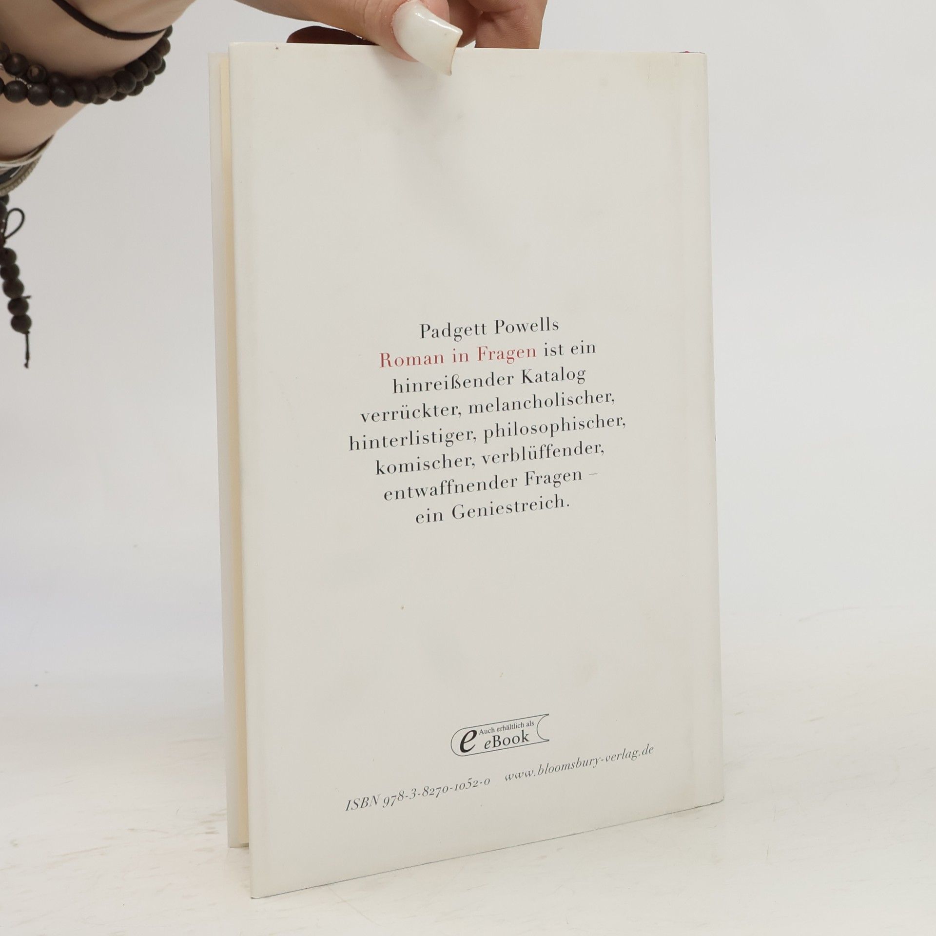 Padgett Powell Roman in Fragen