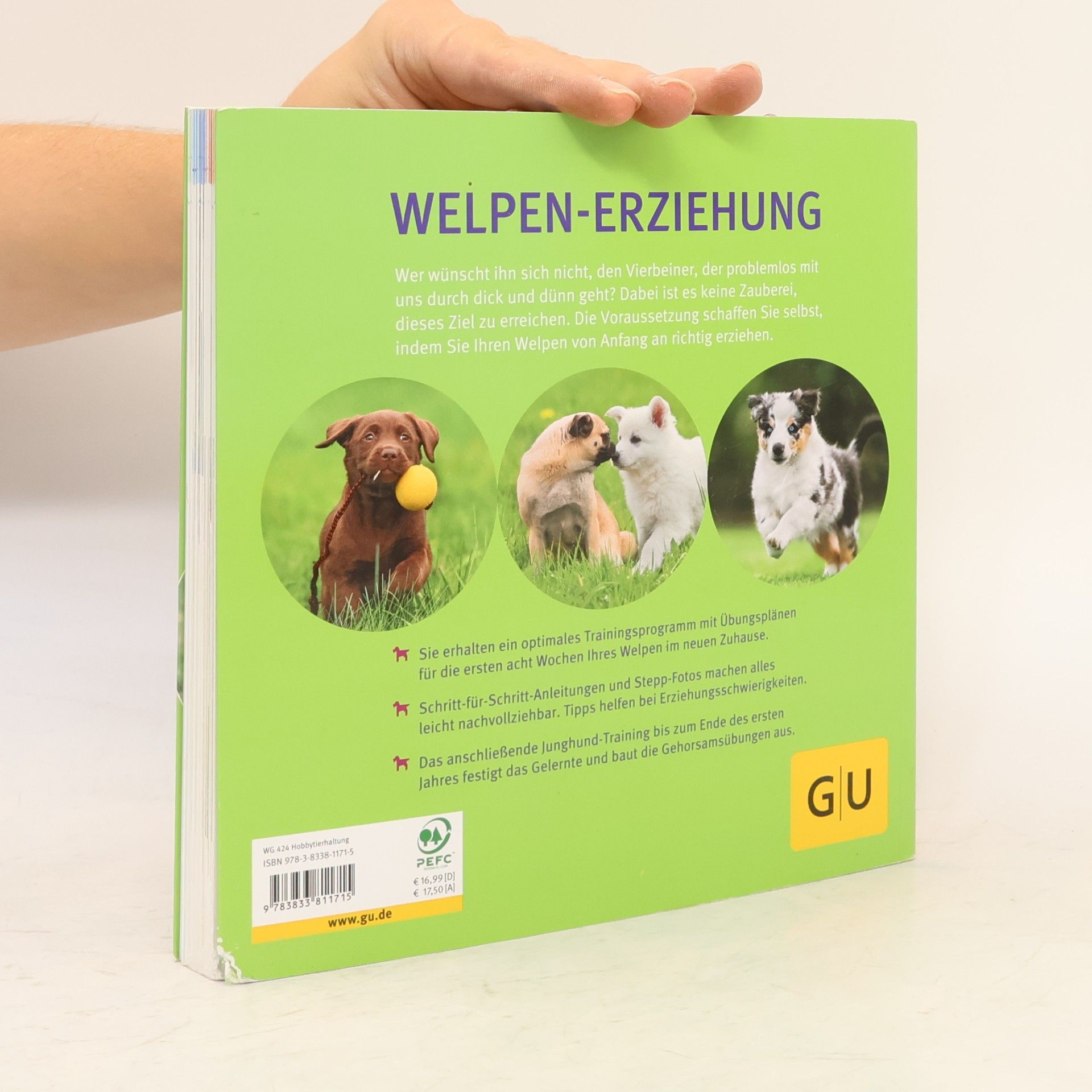 Katharina Schleg Kofler Welpen-Erziehung: Der 8-Wochen-Trainingsplan für Welpen. Plus Junghund-Training vom 5. bis 12. Monat