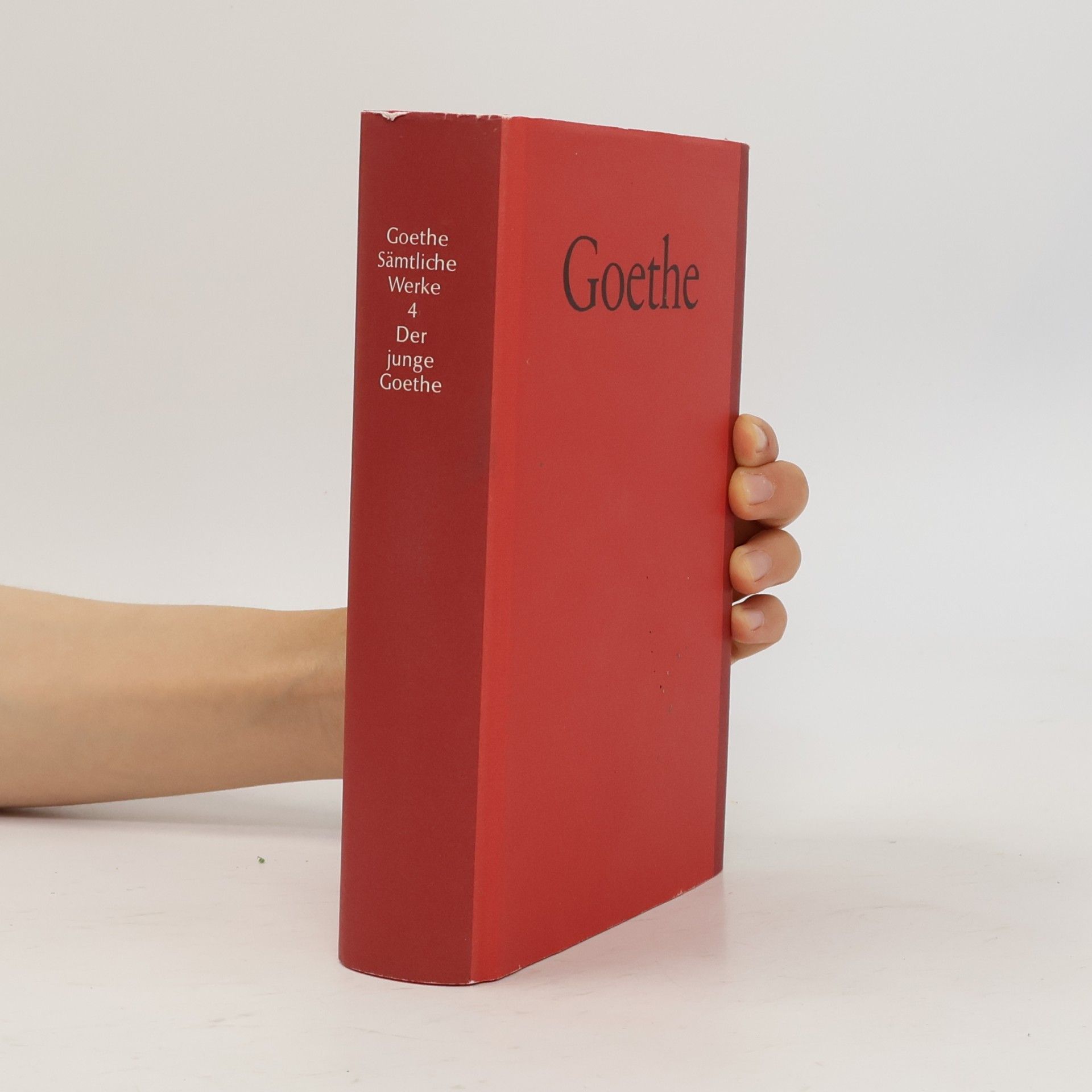 Johann Wolfgang von Goethe Goethe Sämtliche Werke 4
