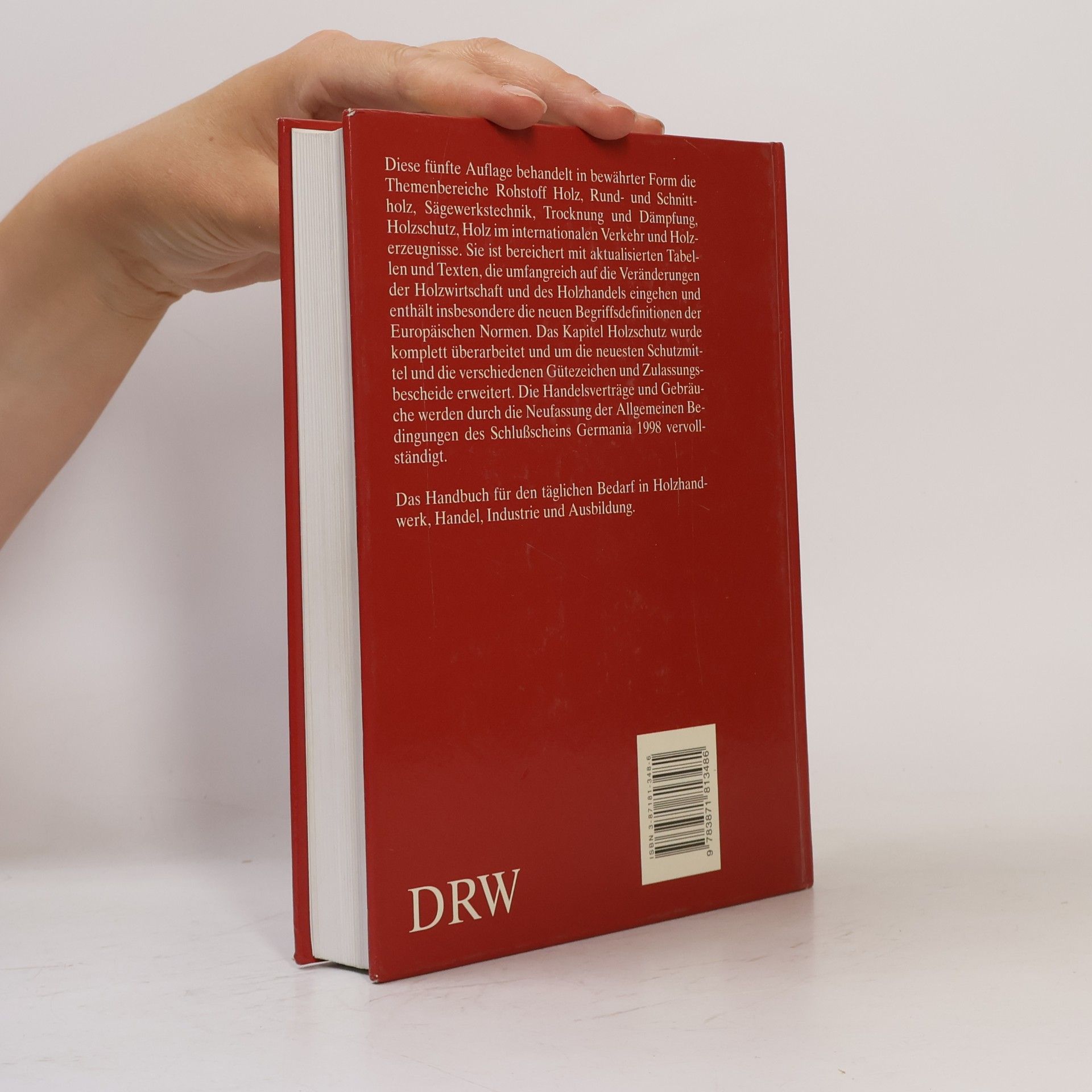 Ulf Lohmann Holz-Handbuch