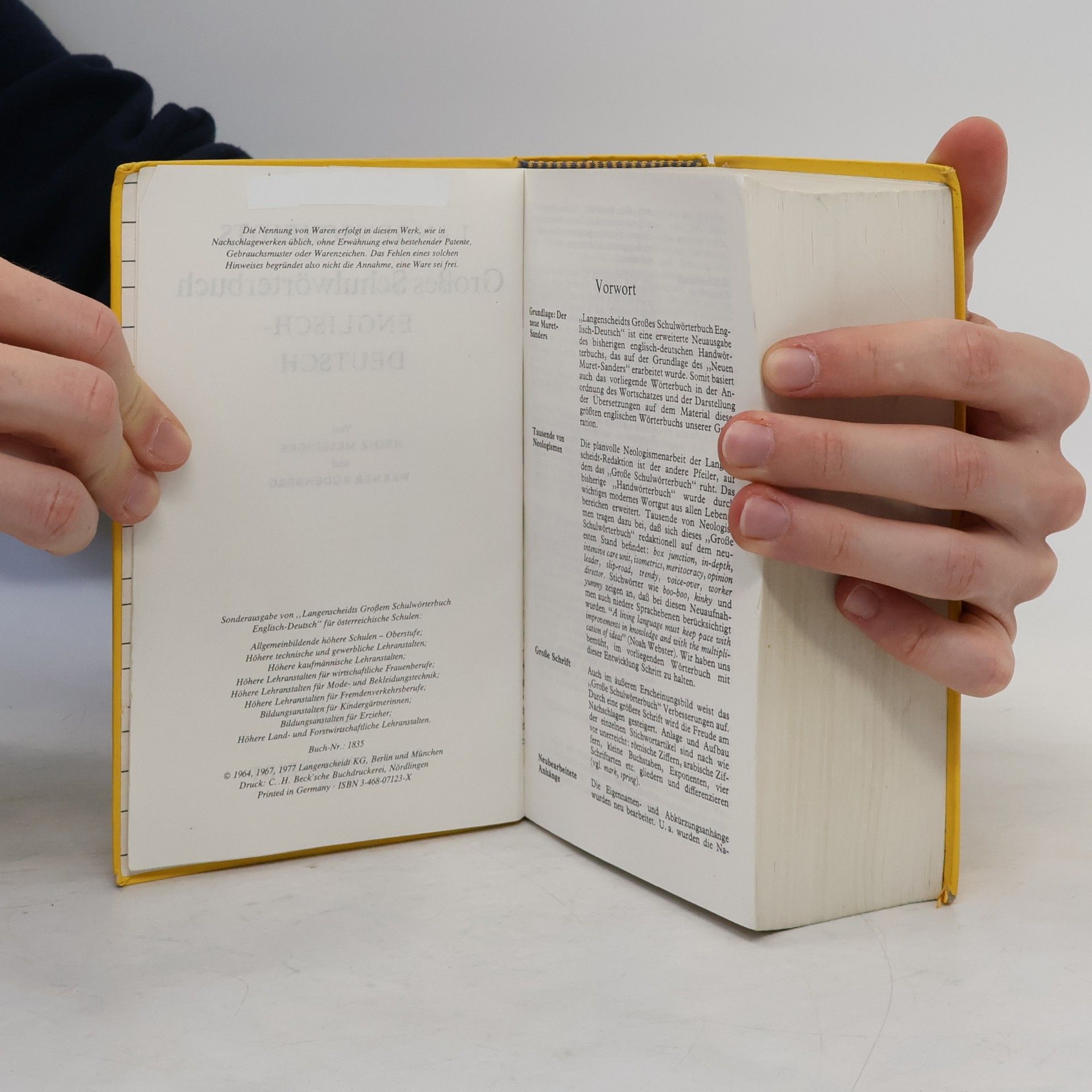 Heinz Messinger Langenscheidts großes Schulwörterbuch Englisch-Deutsch