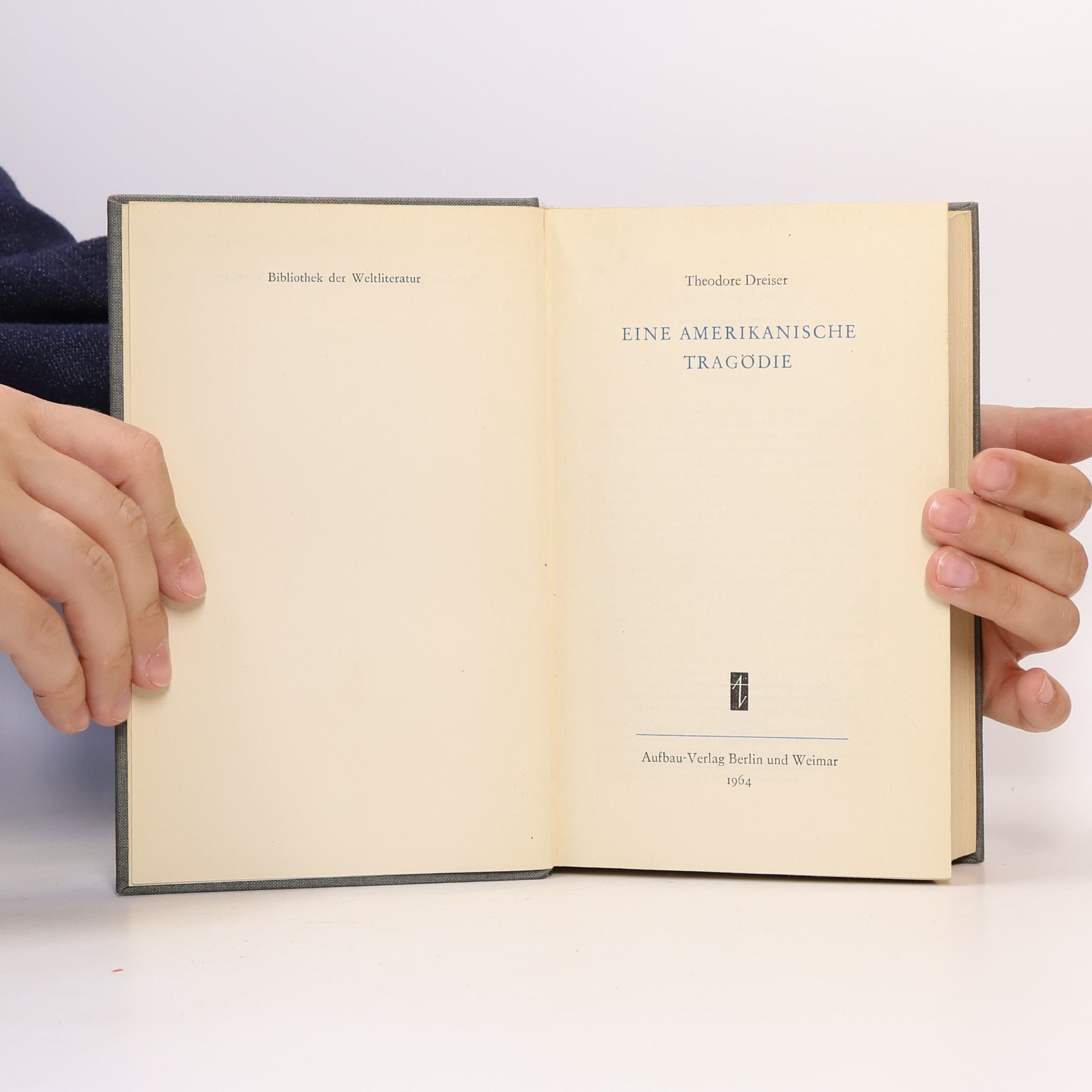 Theodore Dresier Eine Amerikanische tragödie