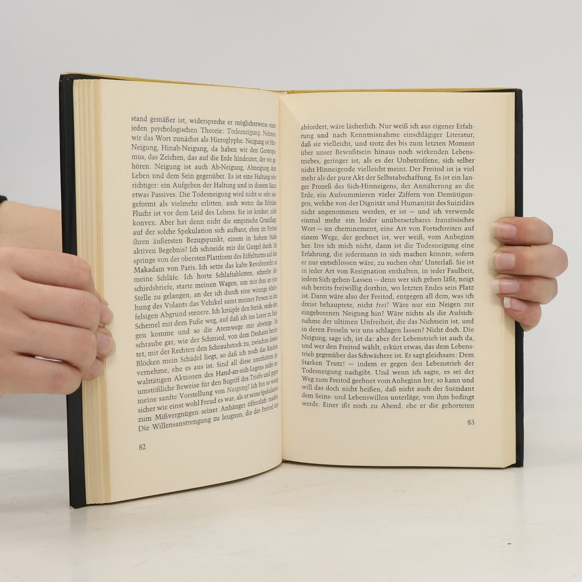 Jean Améry Hand an sich legen