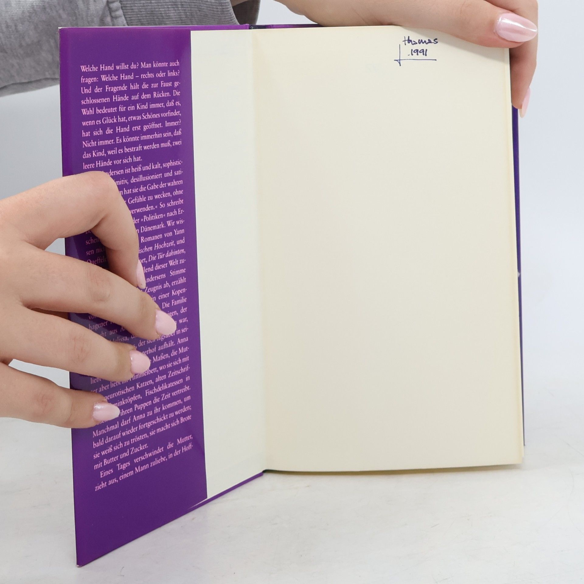 Vita Andersen Welche Hand willst du?