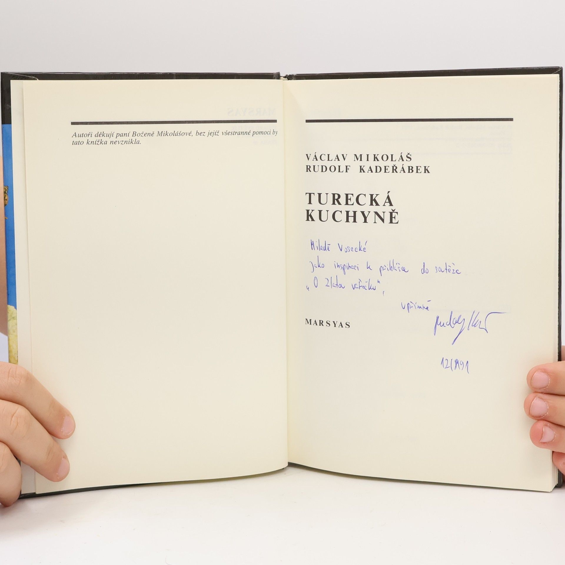 Václav Mikoláš Turecká kuchyně