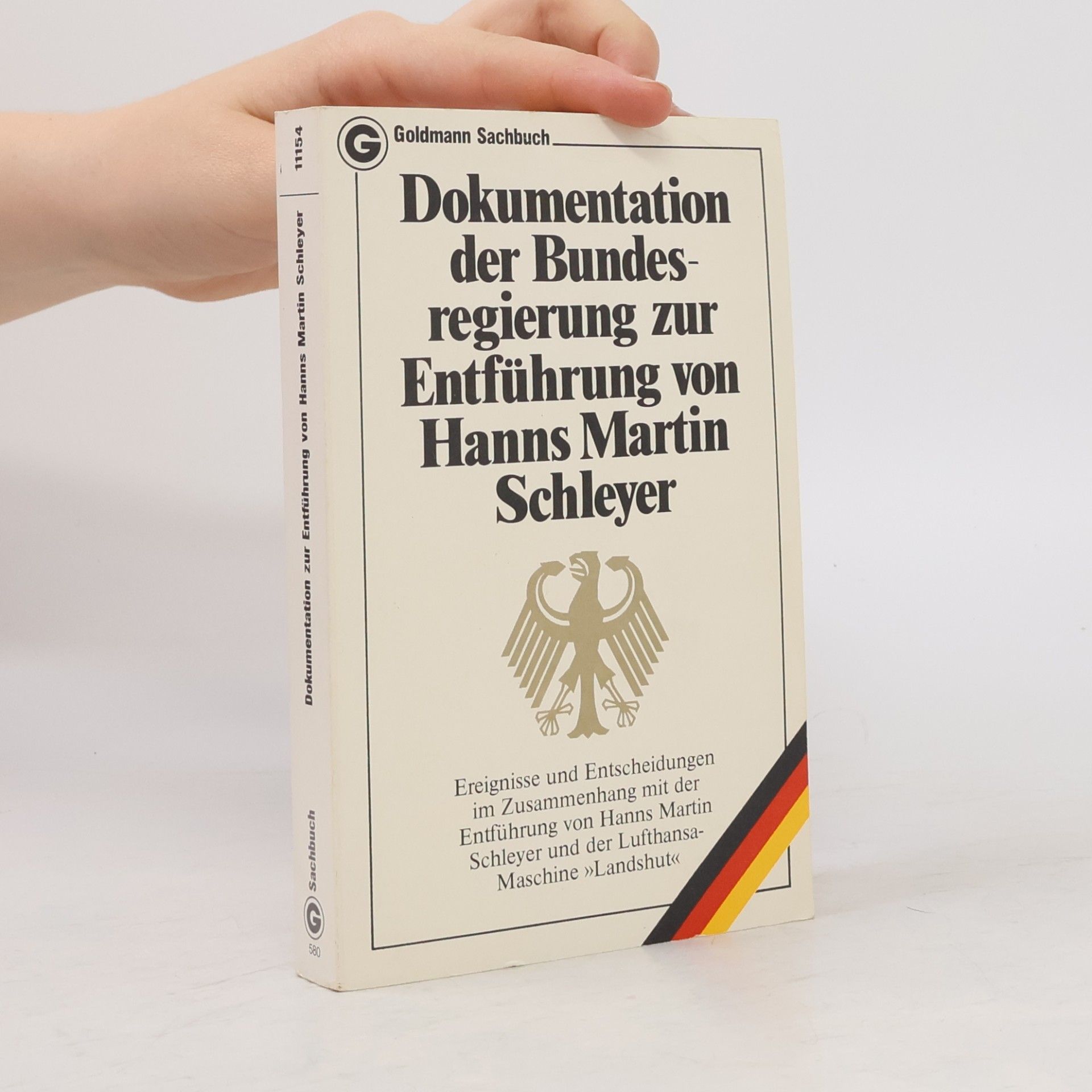 Hanns Martin Schleyer Dokumentation der Bundesregierung zur Entführung