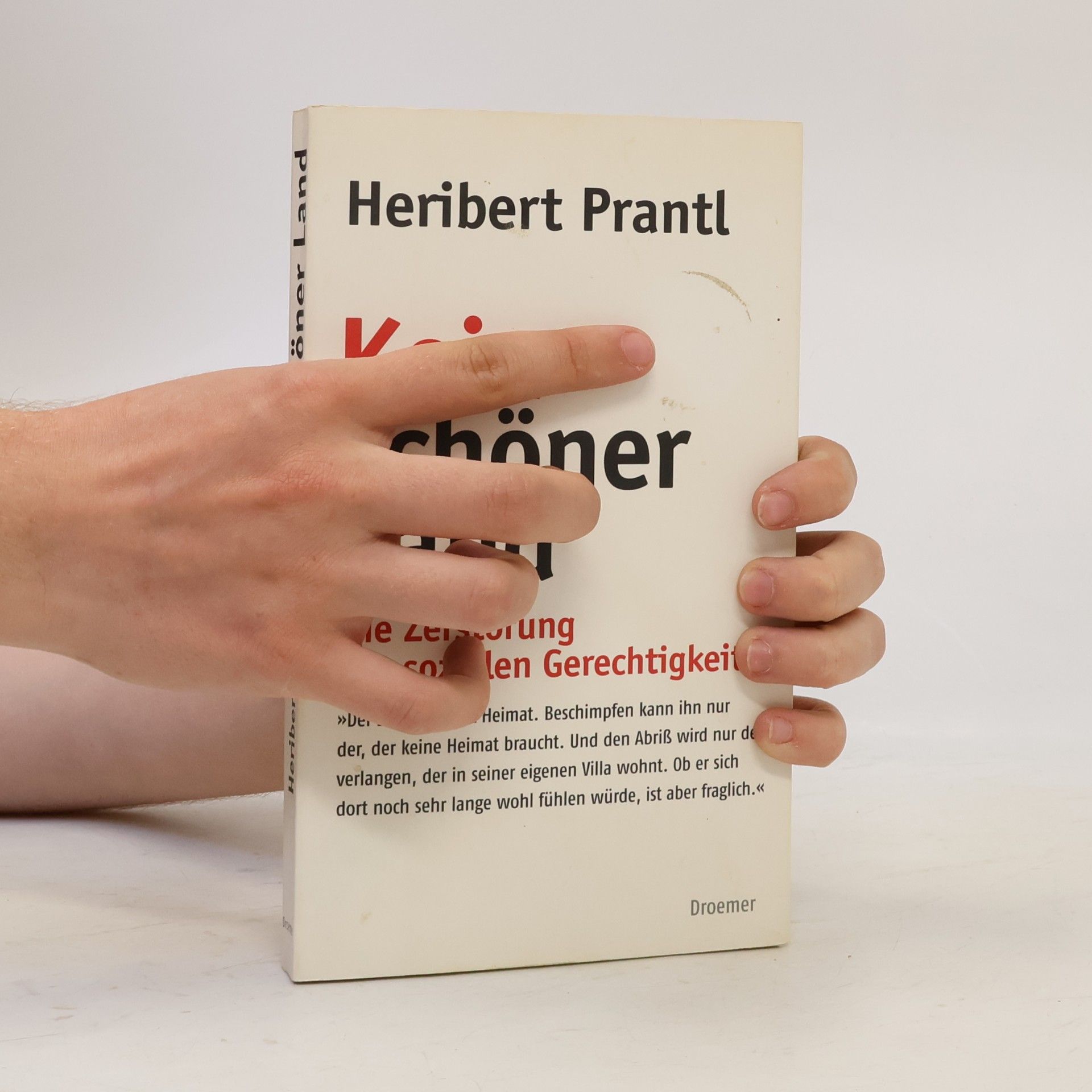 Heribert Prantl Kein schöner Land