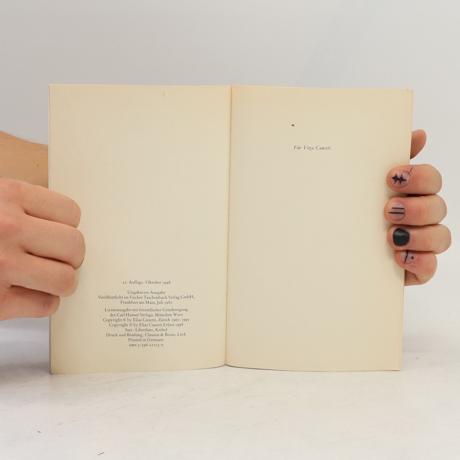 Elias Canetti Die Stimmen von Marrakesch