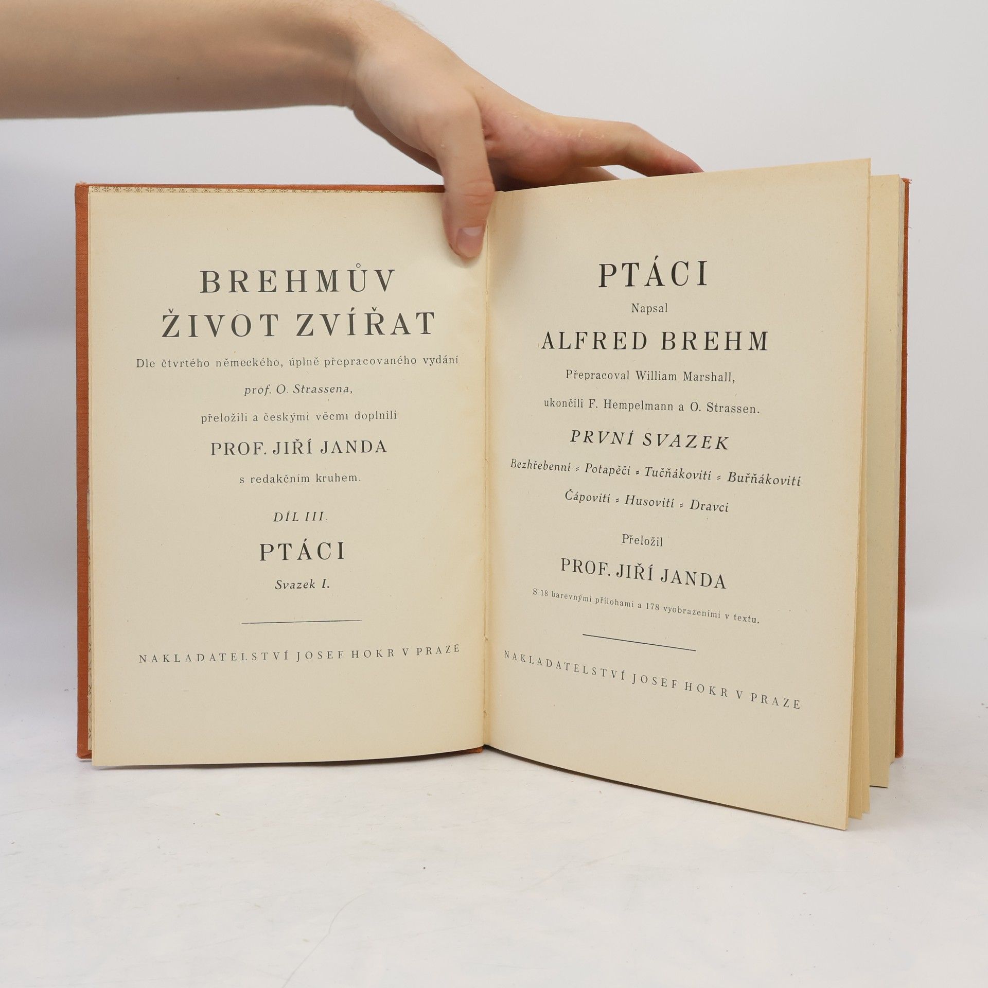 Alfred Edmund Brehm Brehmův život zvířat III. Ptáci III.