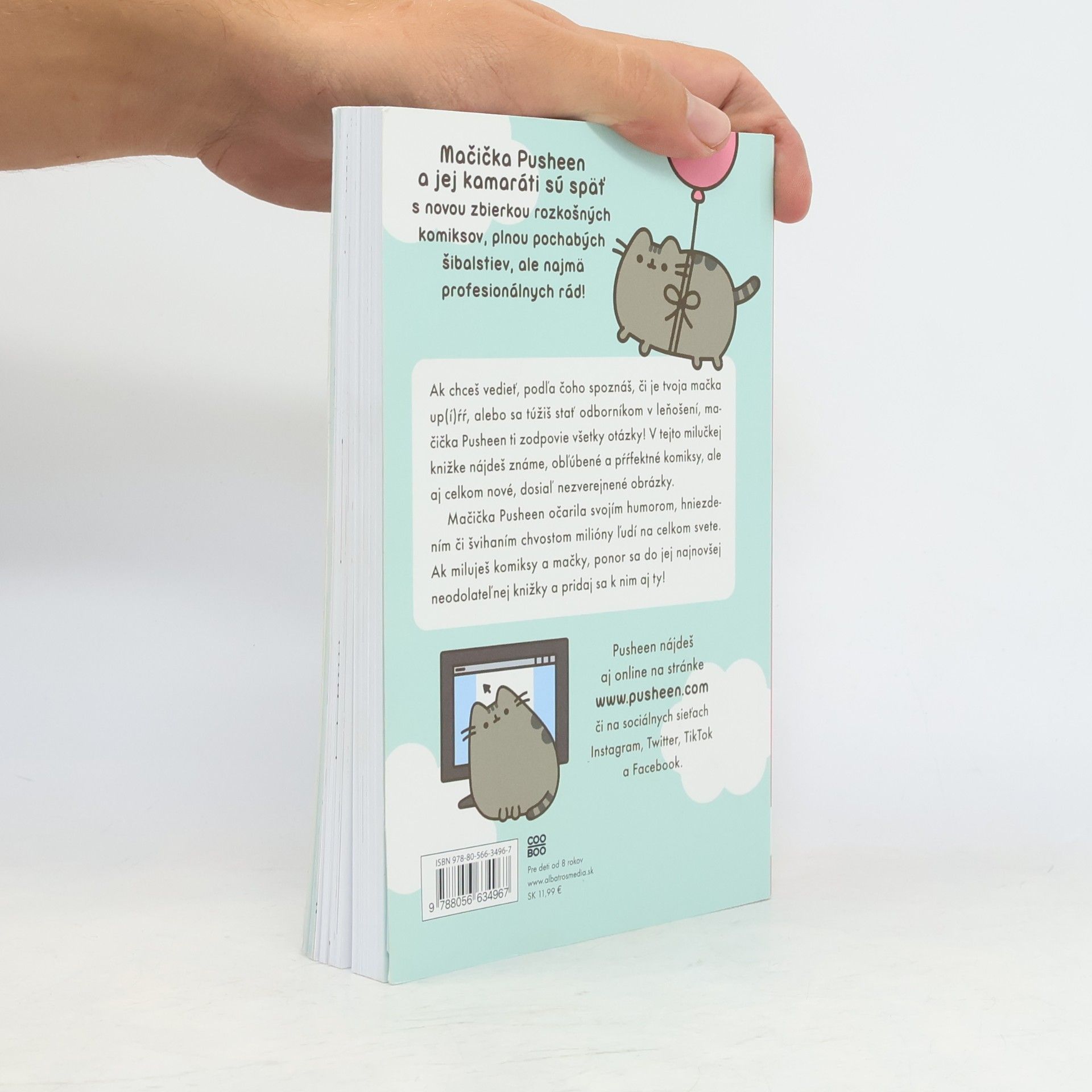 Claire Belton Mačička Pusheen vie všetko