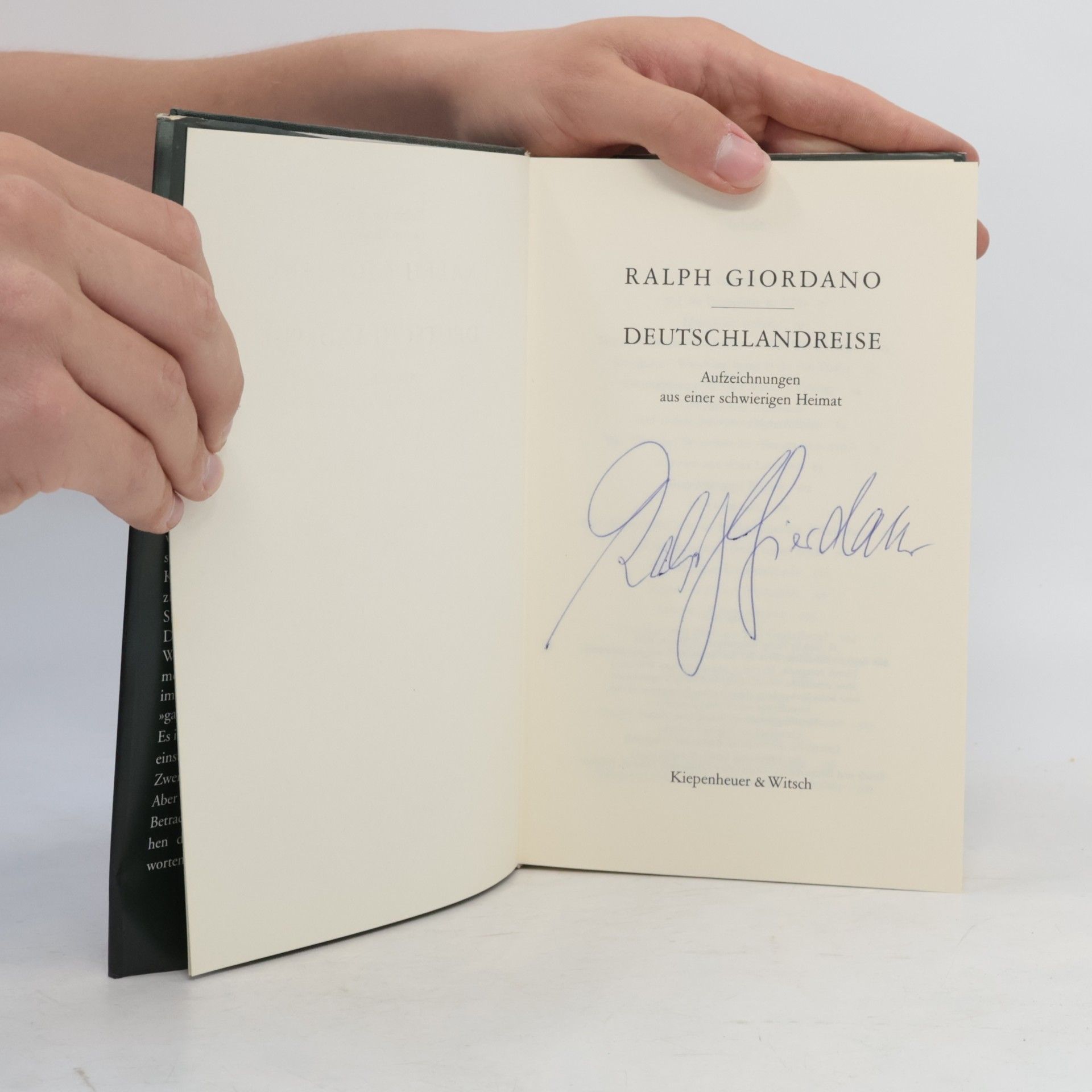 Ralph Giordano Deutschlandreise