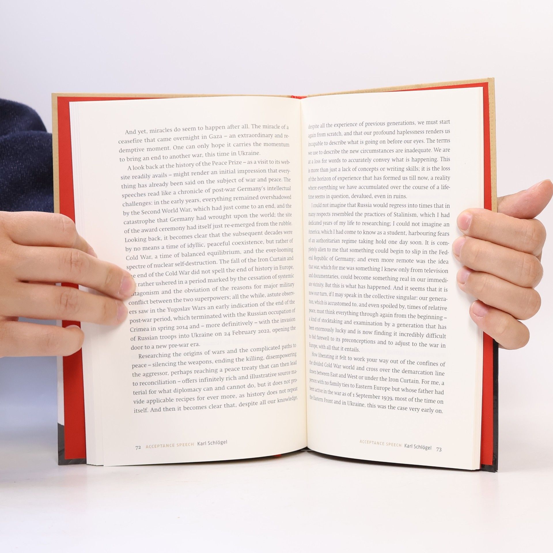 Karl Schlögel Friedenspreis des Deutschen Buchhandels 2025. Ansprachen aus Anlass der Verleihung