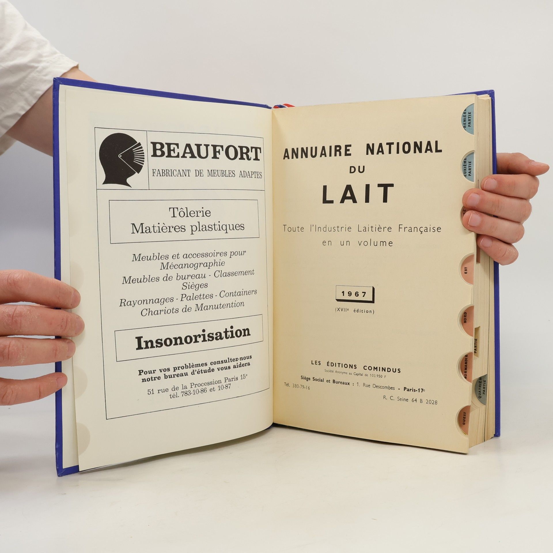 Autores varios Annuaire National du lait 1967