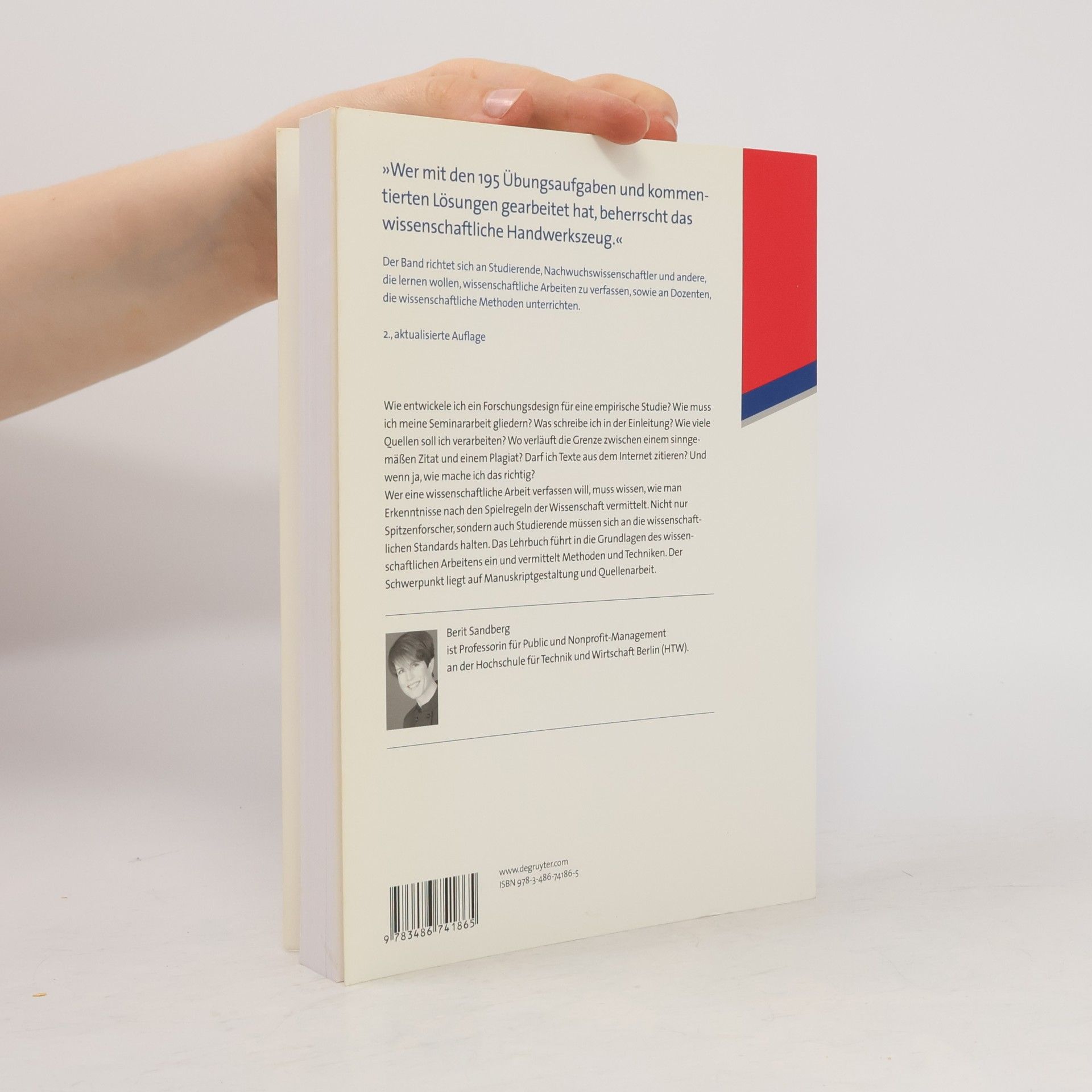 Berit Sandberg Wissenschaftlich Arbeiten von Abbildung bis Zitat - 2. Auflage