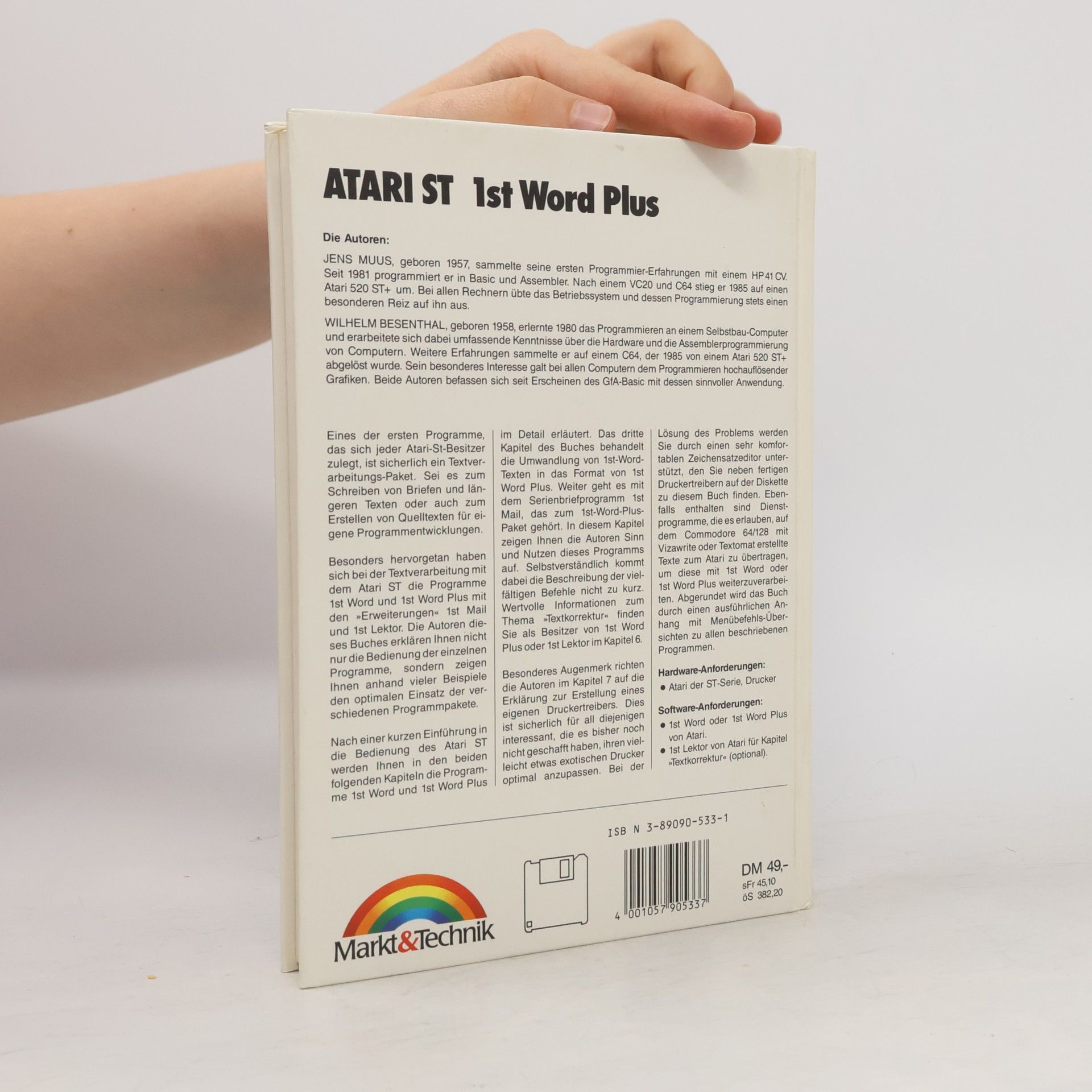 Jens Muus Atari ST 1st Word Plus