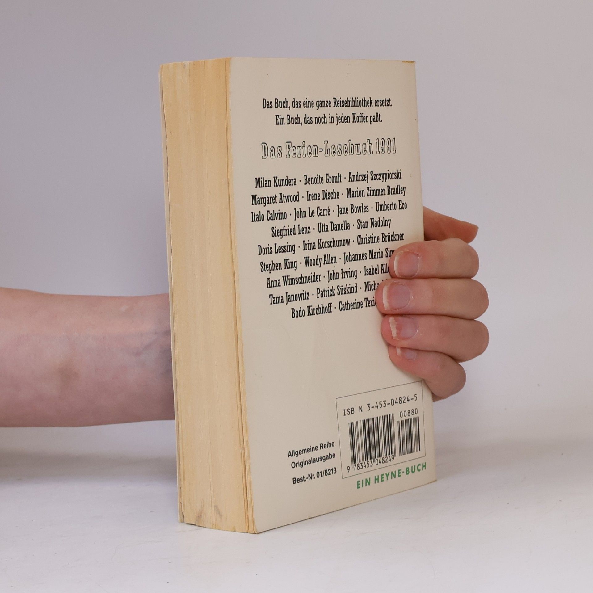 Günther Fetzer Das Ferienlesebuch 1991.