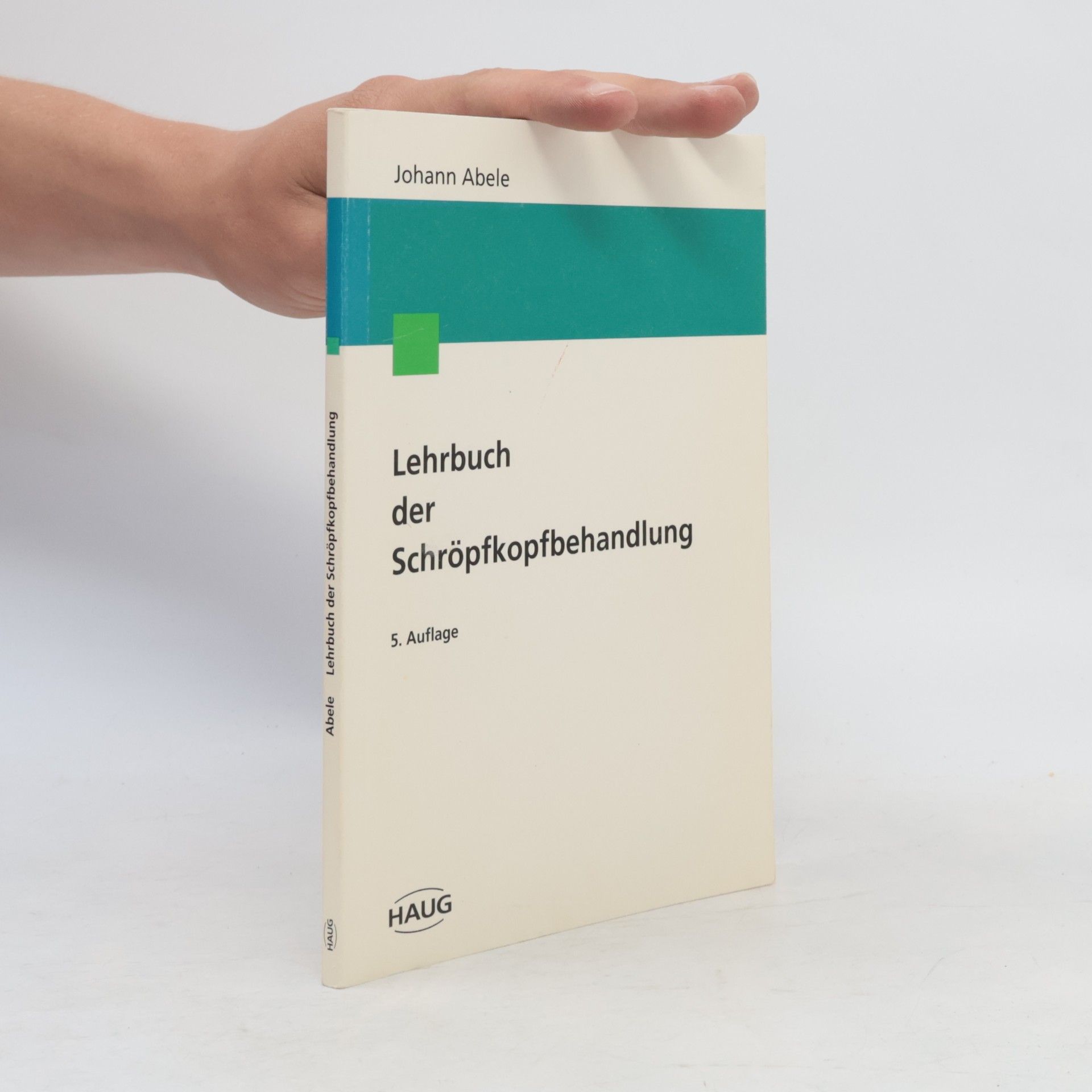 Johann Abele Lehrbuch der Schröpfkopfbehandlung