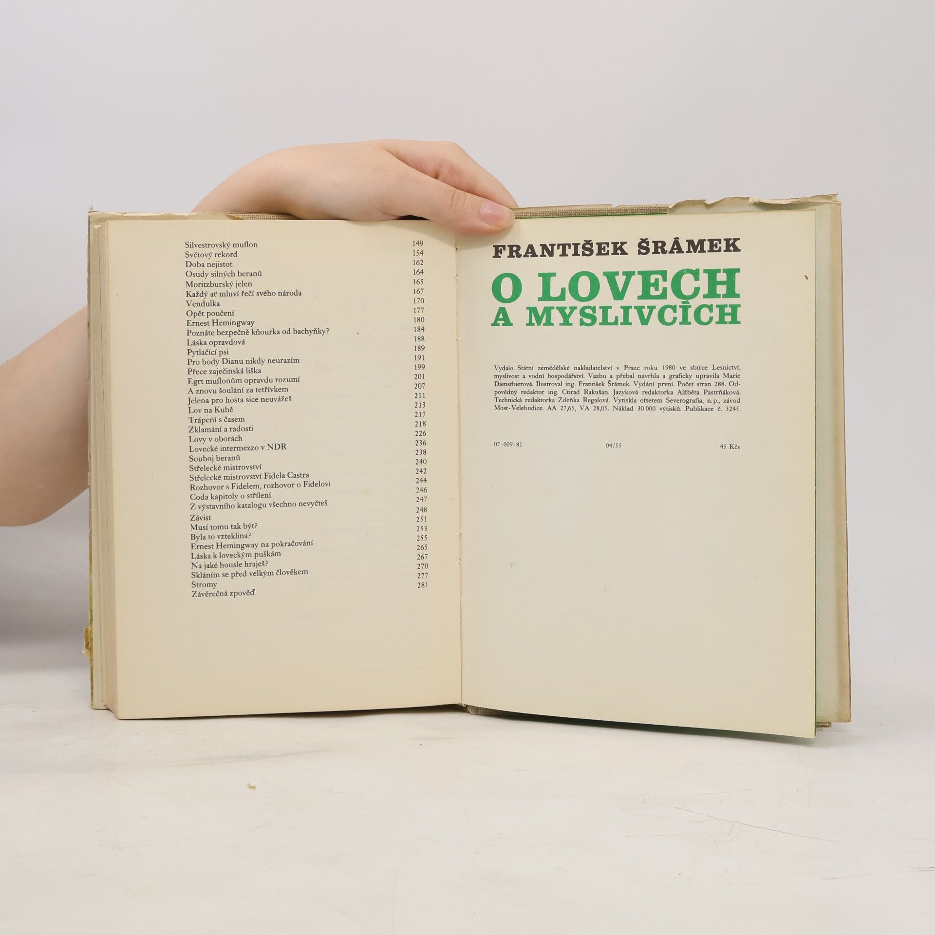 František Šrámek O lovech a myslivcích