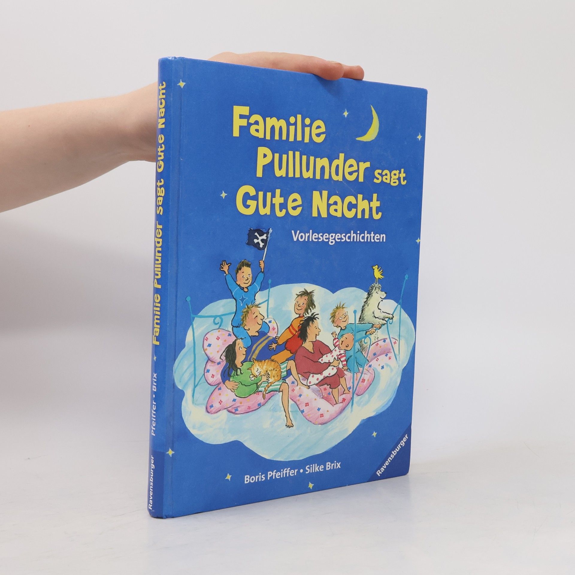 Boris Pfeiffer Familie Pullunder sagt Gute Nacht