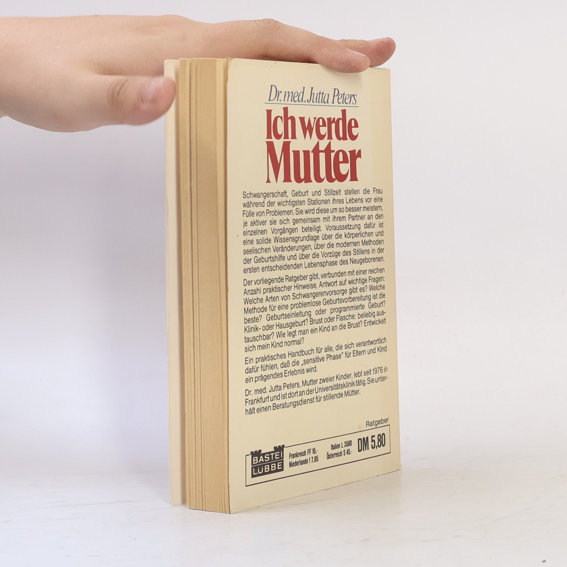 Jutta Peters Ich werde Mutter