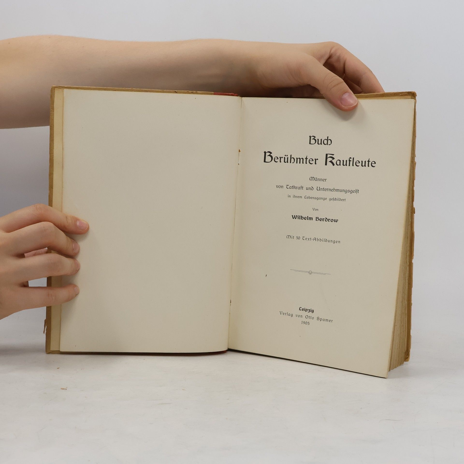 Wilhelm Berdrow Buch Berühmter Kaufleute