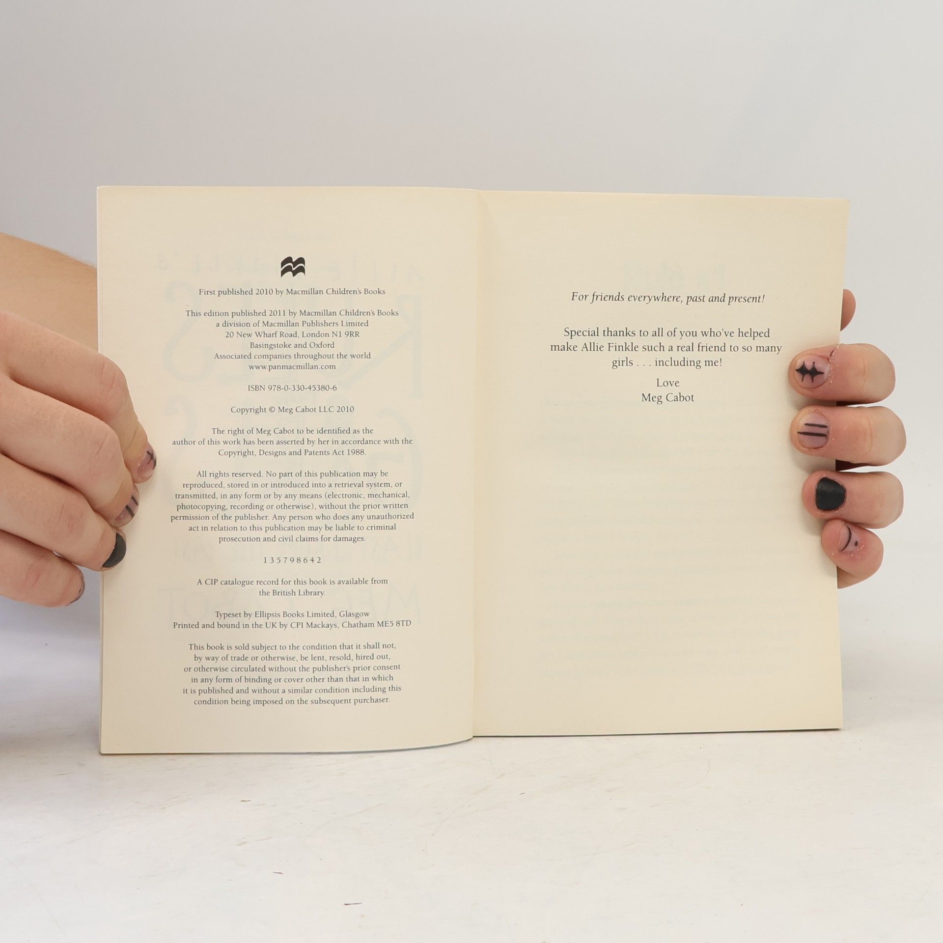 Meg Cabot Allie Finkle's Rules For Girls: Blast From The Past