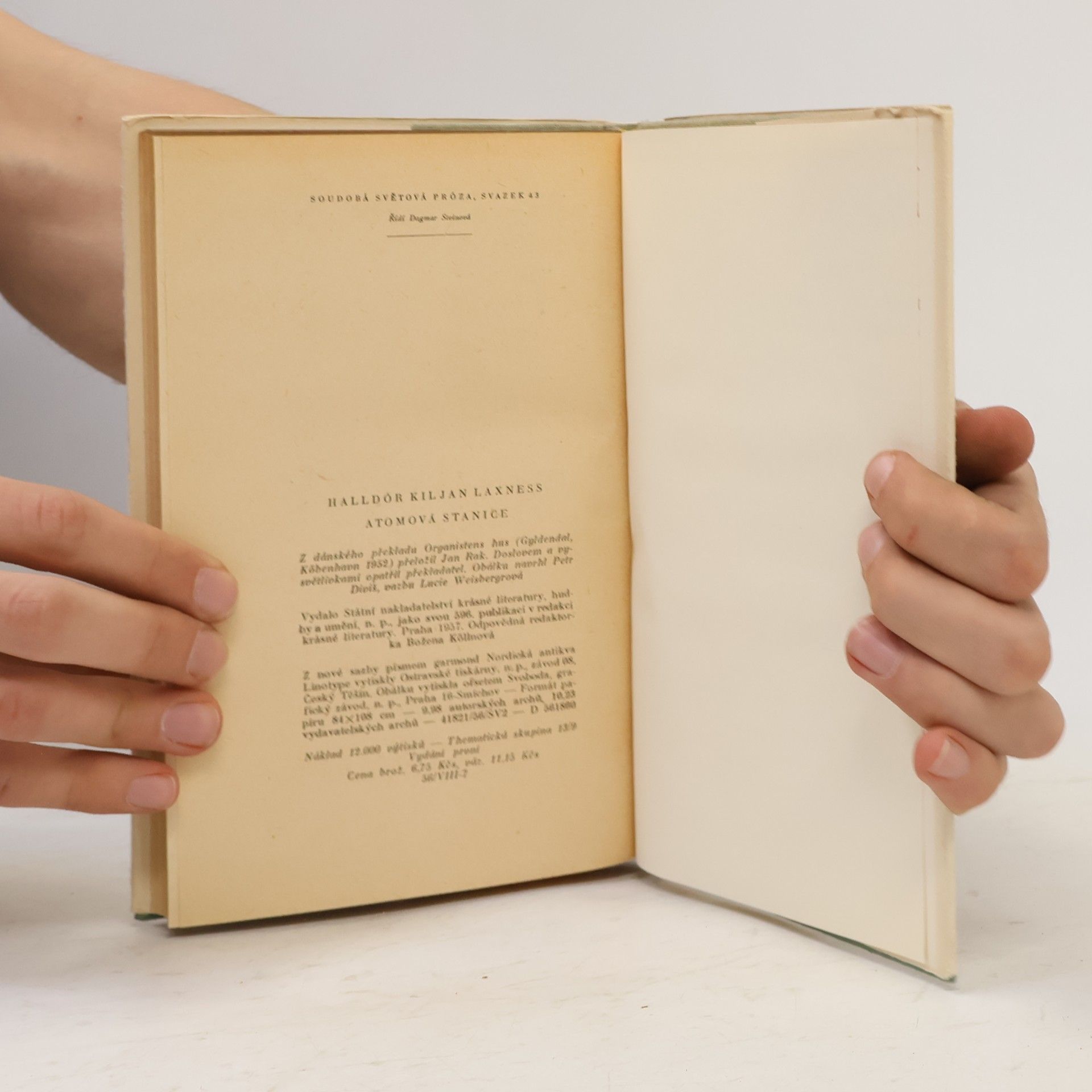 Halldór Laxness Atomová stanice