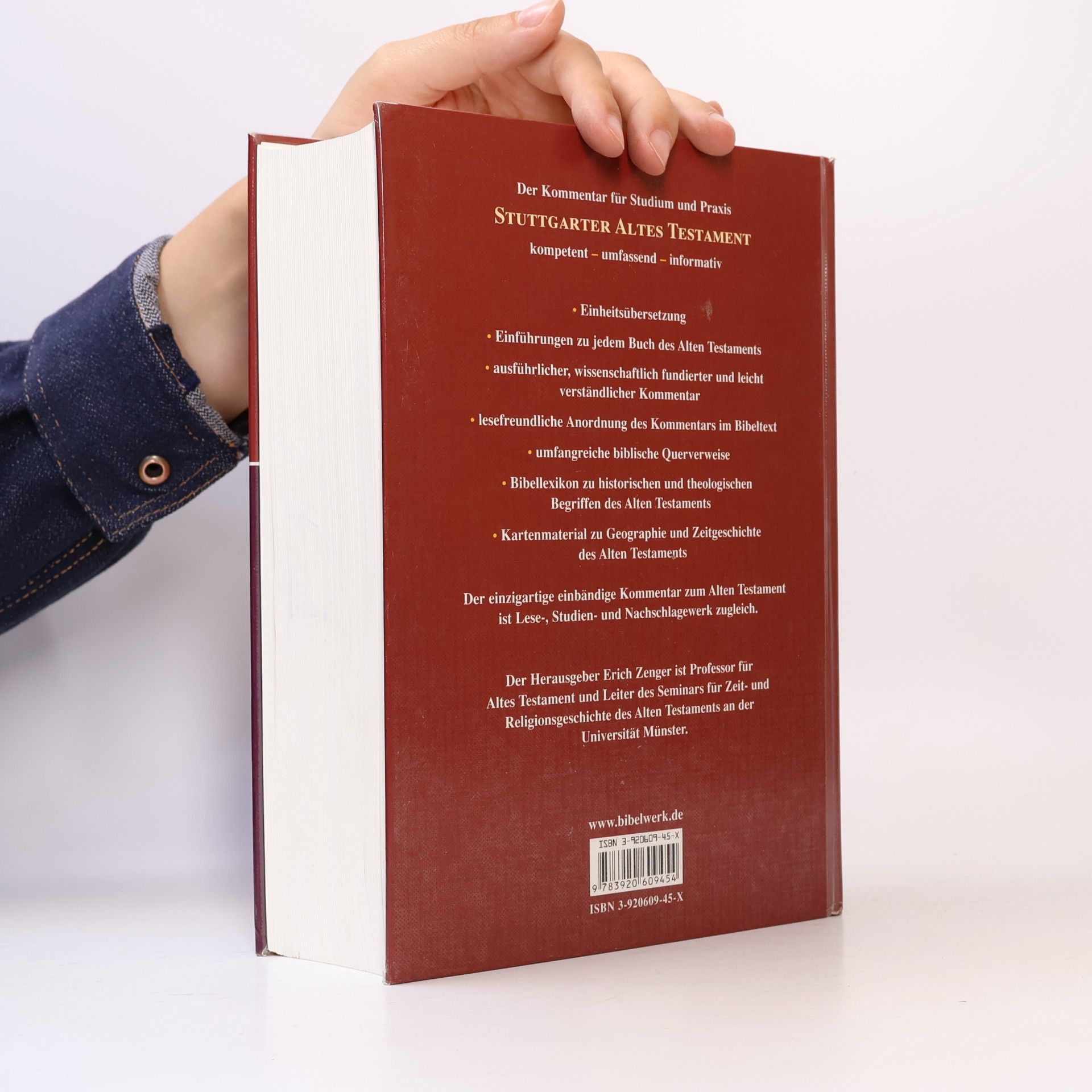Erich Zenger Stuttgarter Altes Testament