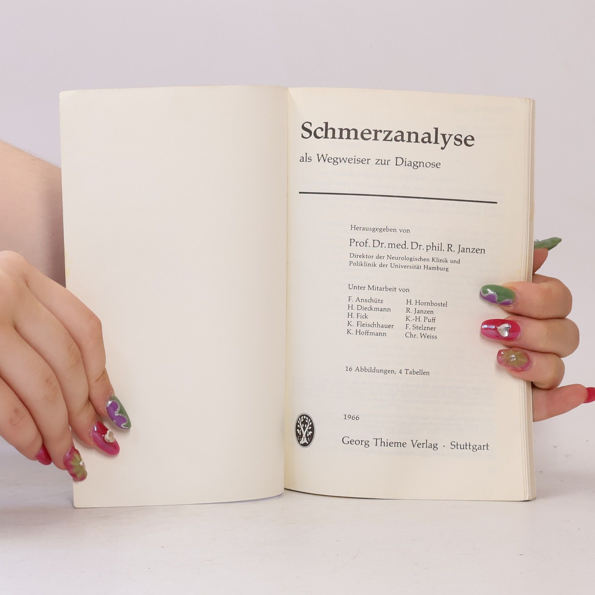 Rudolf Janzen Schmerzanalyse als Wegweiser zur Diagnose