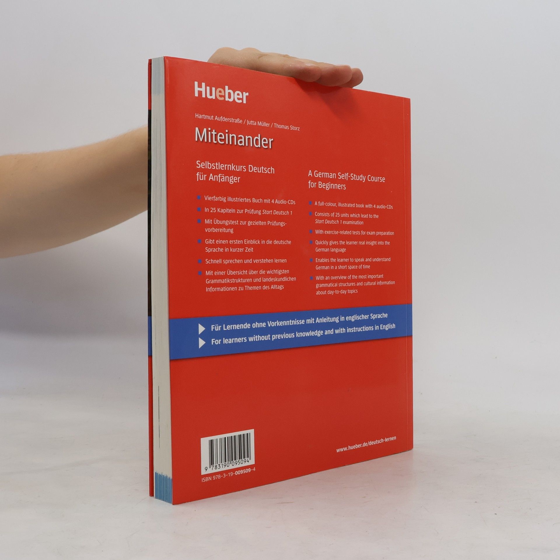 Hartmut Aufderstrasse Miteinander englische Ausgabe Buch mit 4 Audio-CDs