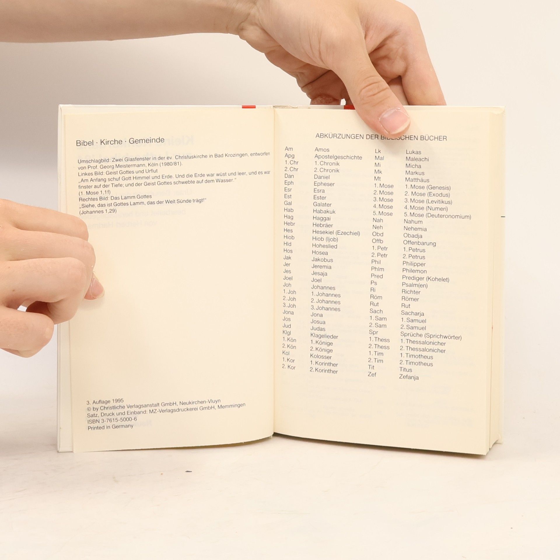 Herbert Hartmann Bibel, Kirche, Gemeinde: Kleine Konkordanz zur Lutherbibel '84