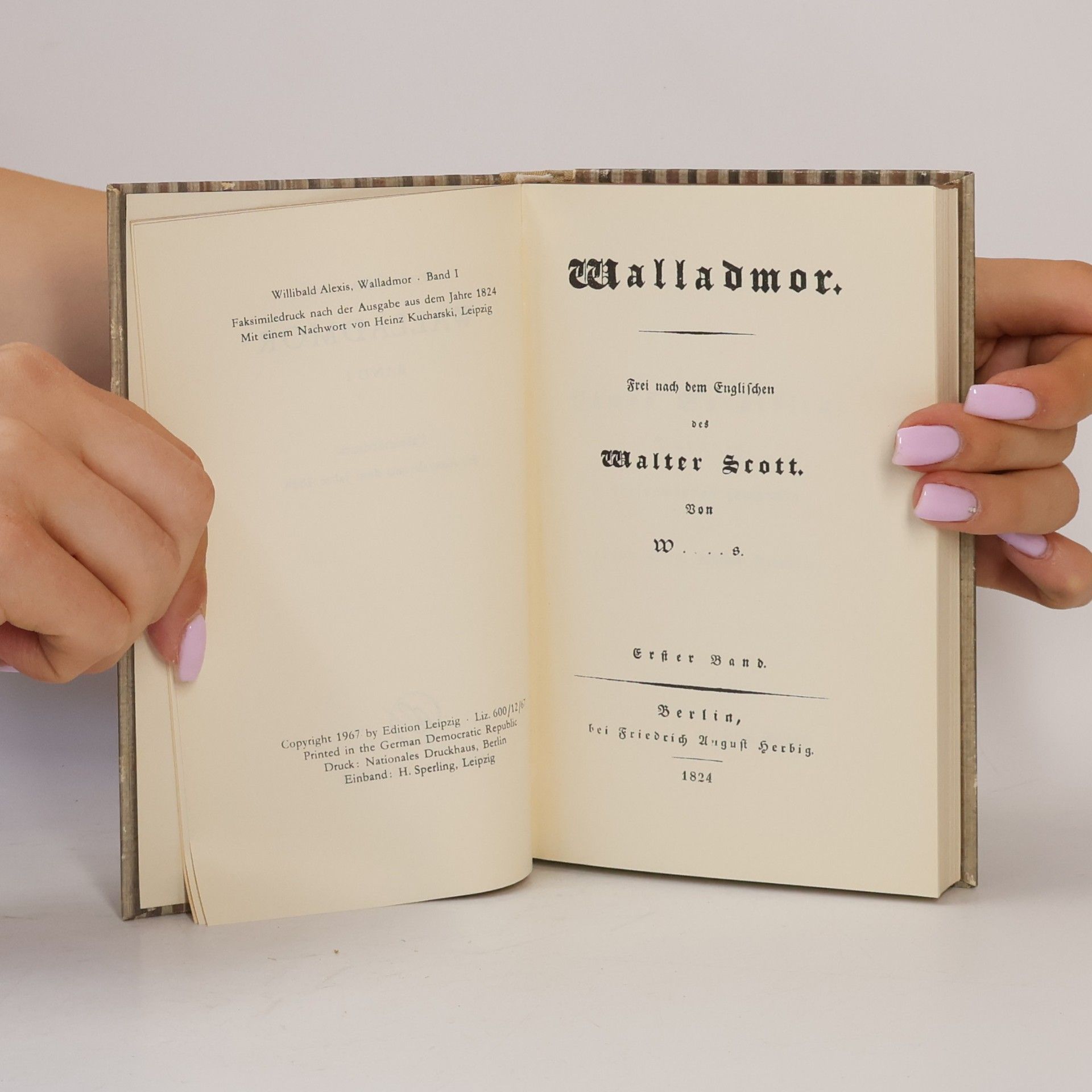Willibald Alexis Walladmor 1-3 (reprint)
