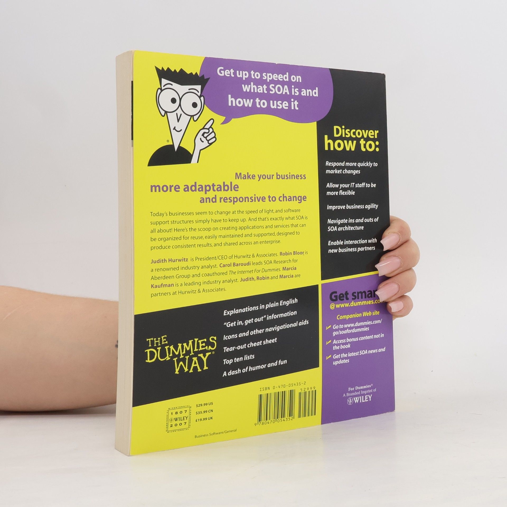 Judith Hurwitz Service Oriented Architecture For Dummies
