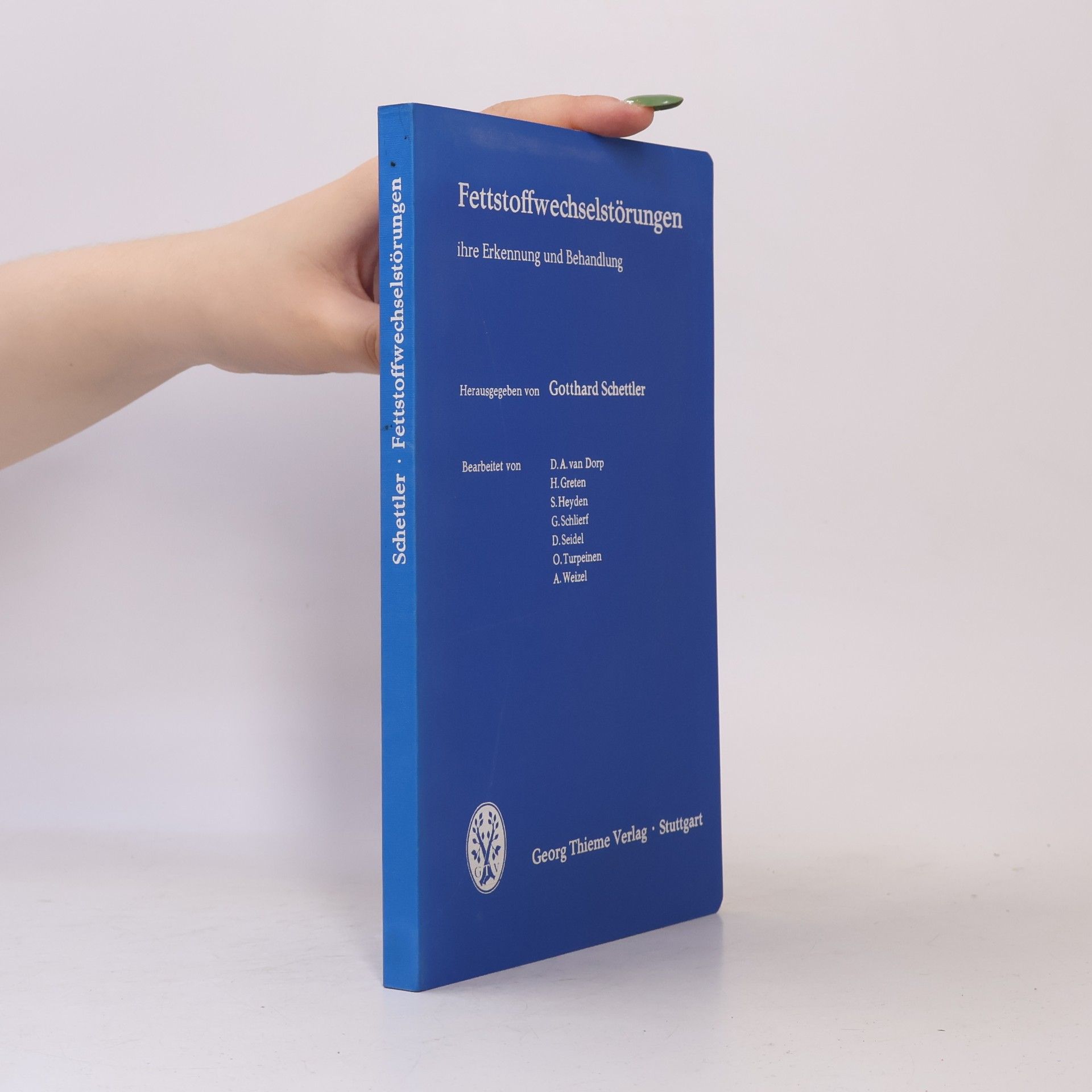 Gotthard Schettler Fettstoffwechselstörungen