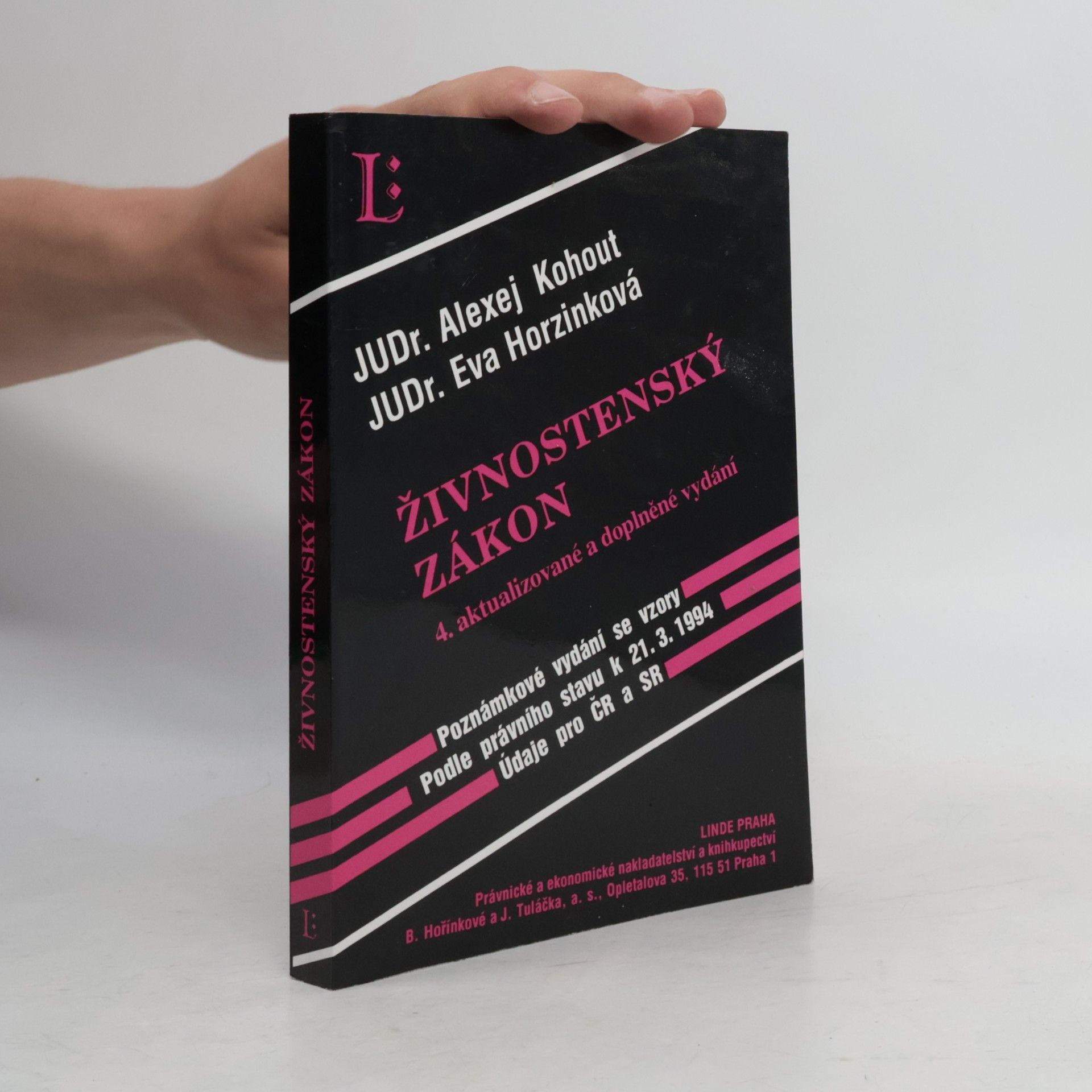 Alexej Kohout Živnostenský zákon