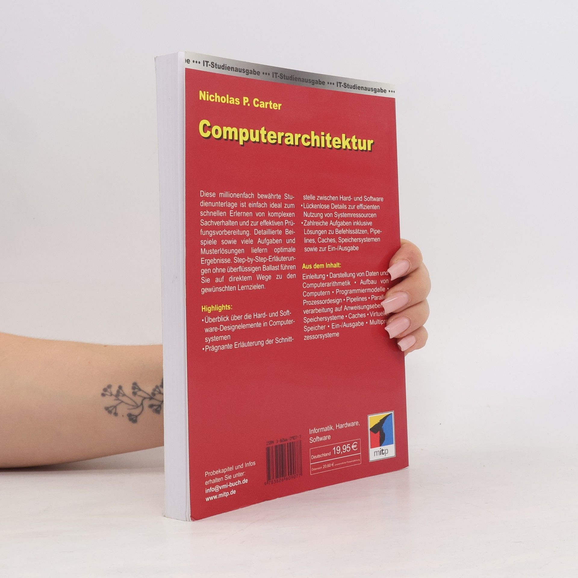 Nicholas P. Carter IT-Studienausgabe: Computerarchitektur