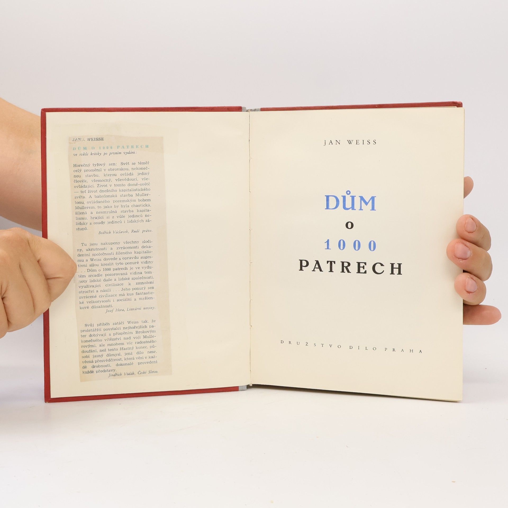 Jan Weiss Dům o tisíci patrech