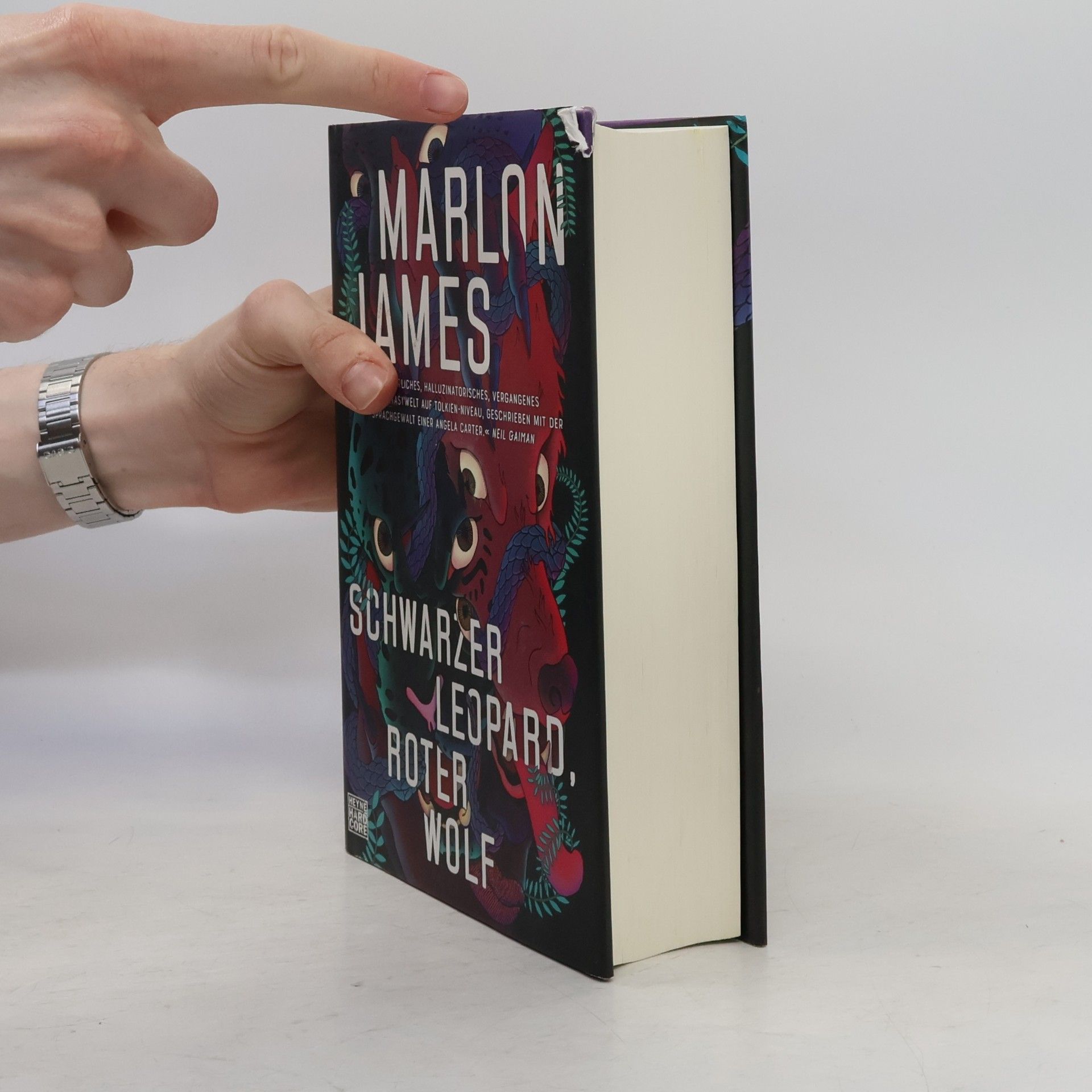 Marlon James Schwarzer Leopard, roter Wolf