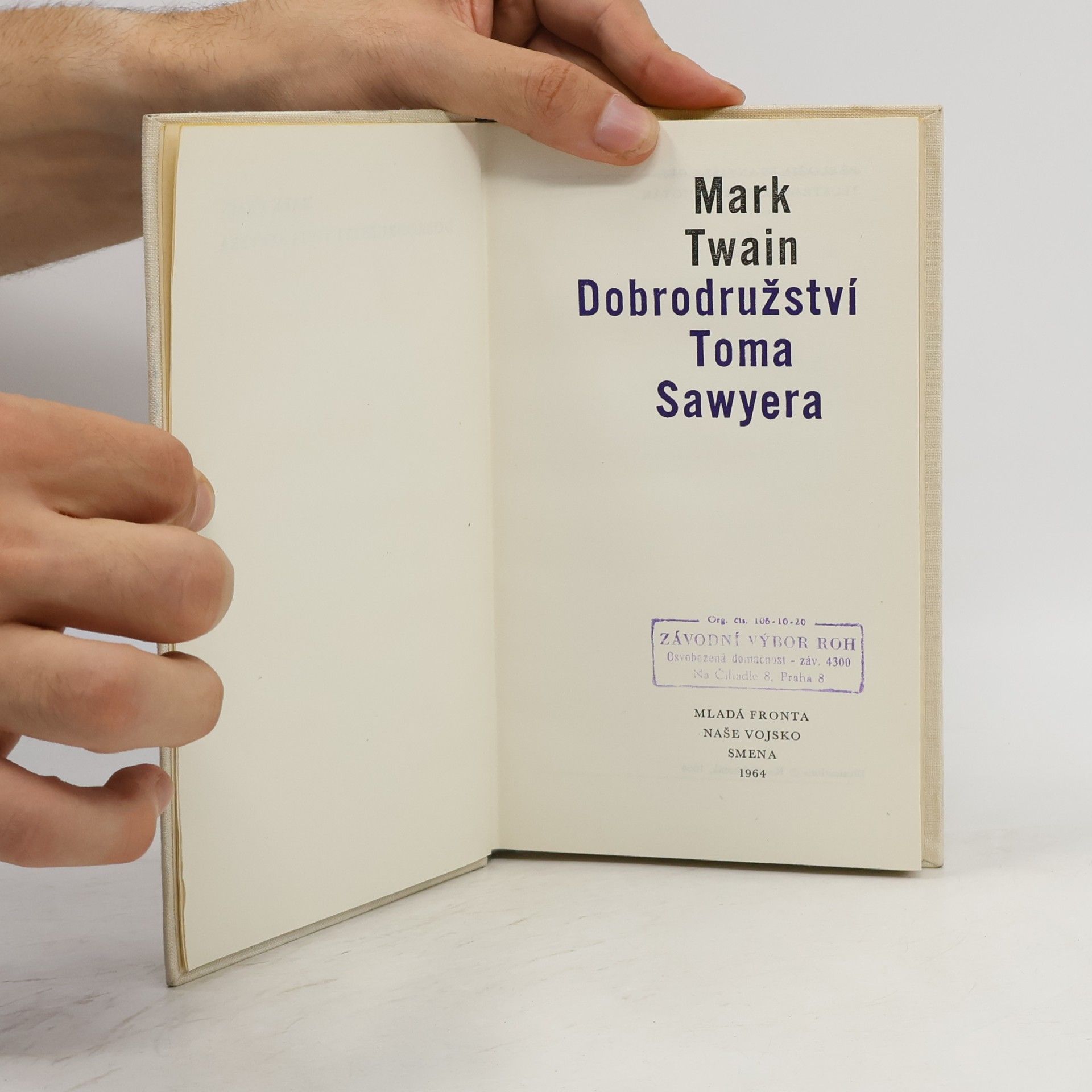 Mark Twain Dobrodružství Toma Sawyera