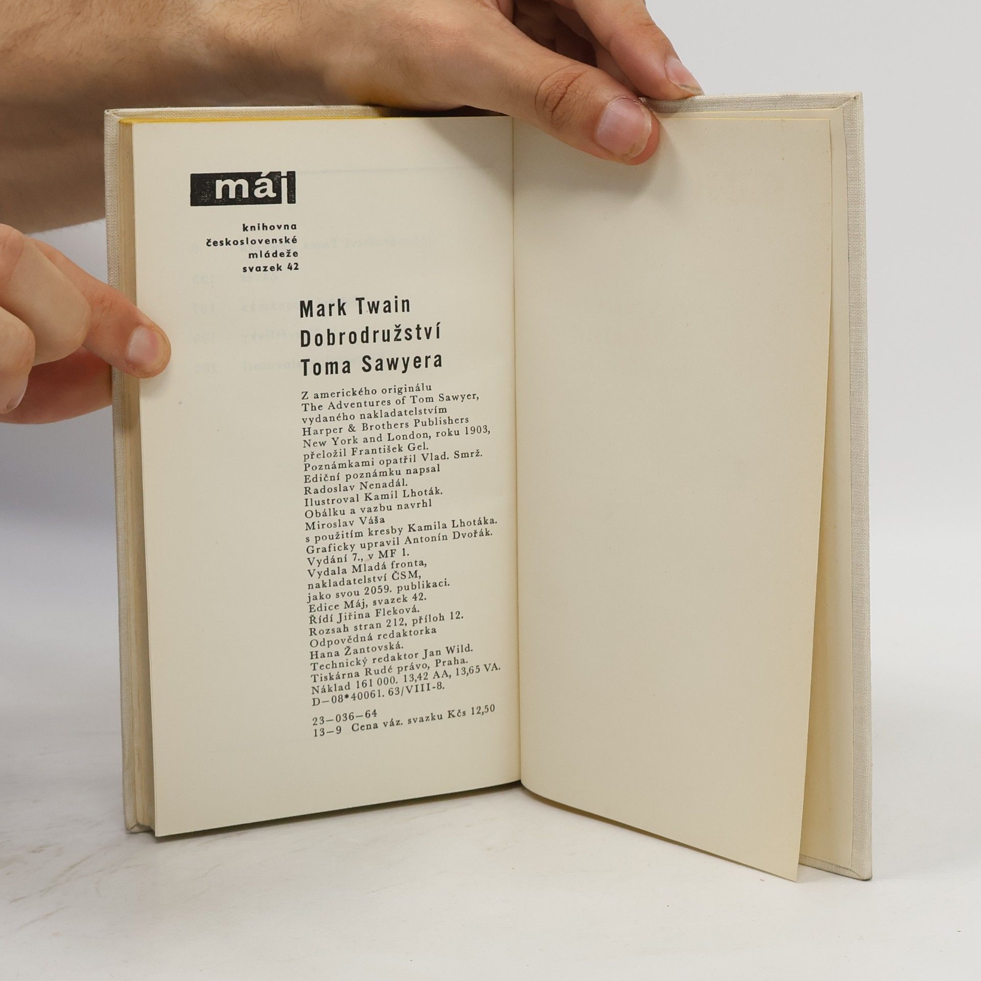 Mark Twain Dobrodružství Toma Sawyera