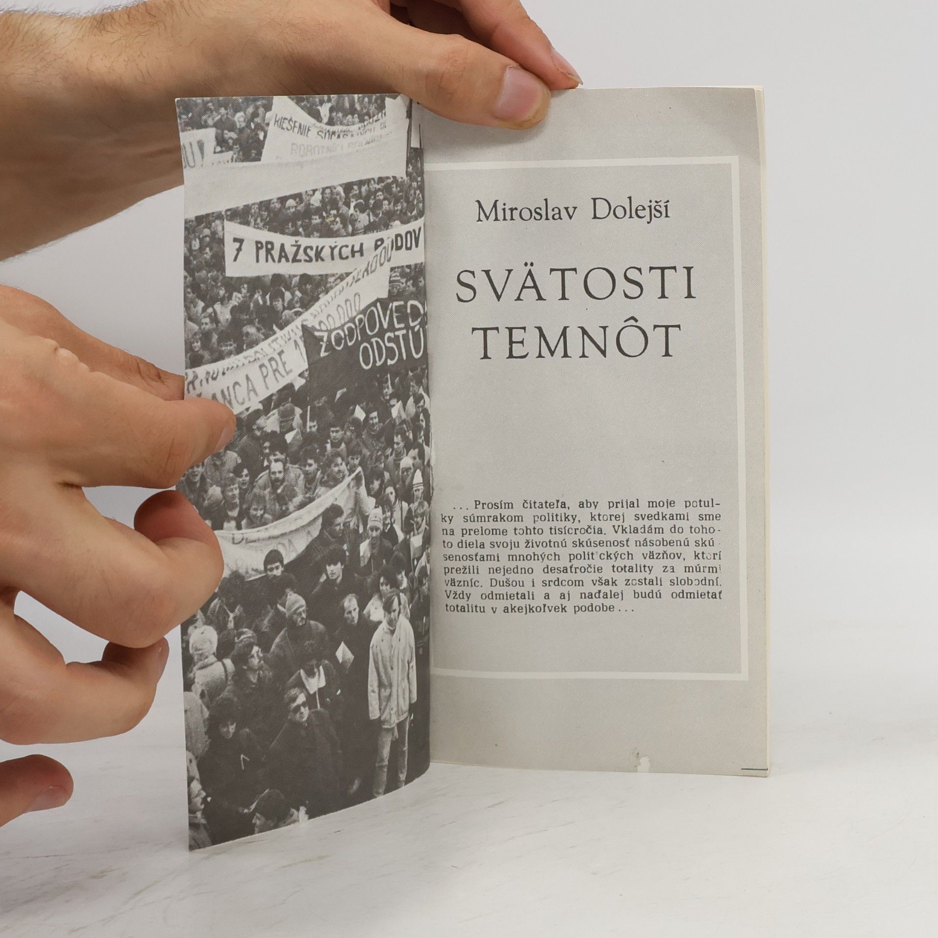 Miroslav Dolejší Svätosti temnôt