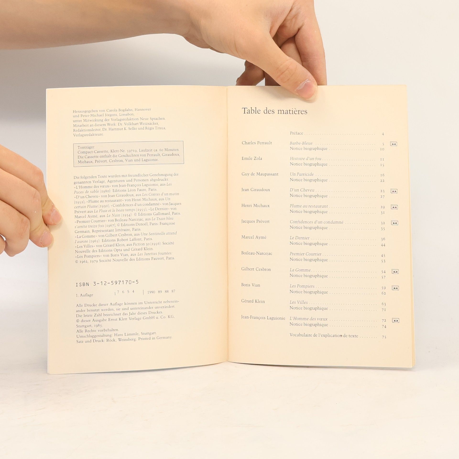 Carola Bogdahn Douze chefs-d'œuvre du récit
