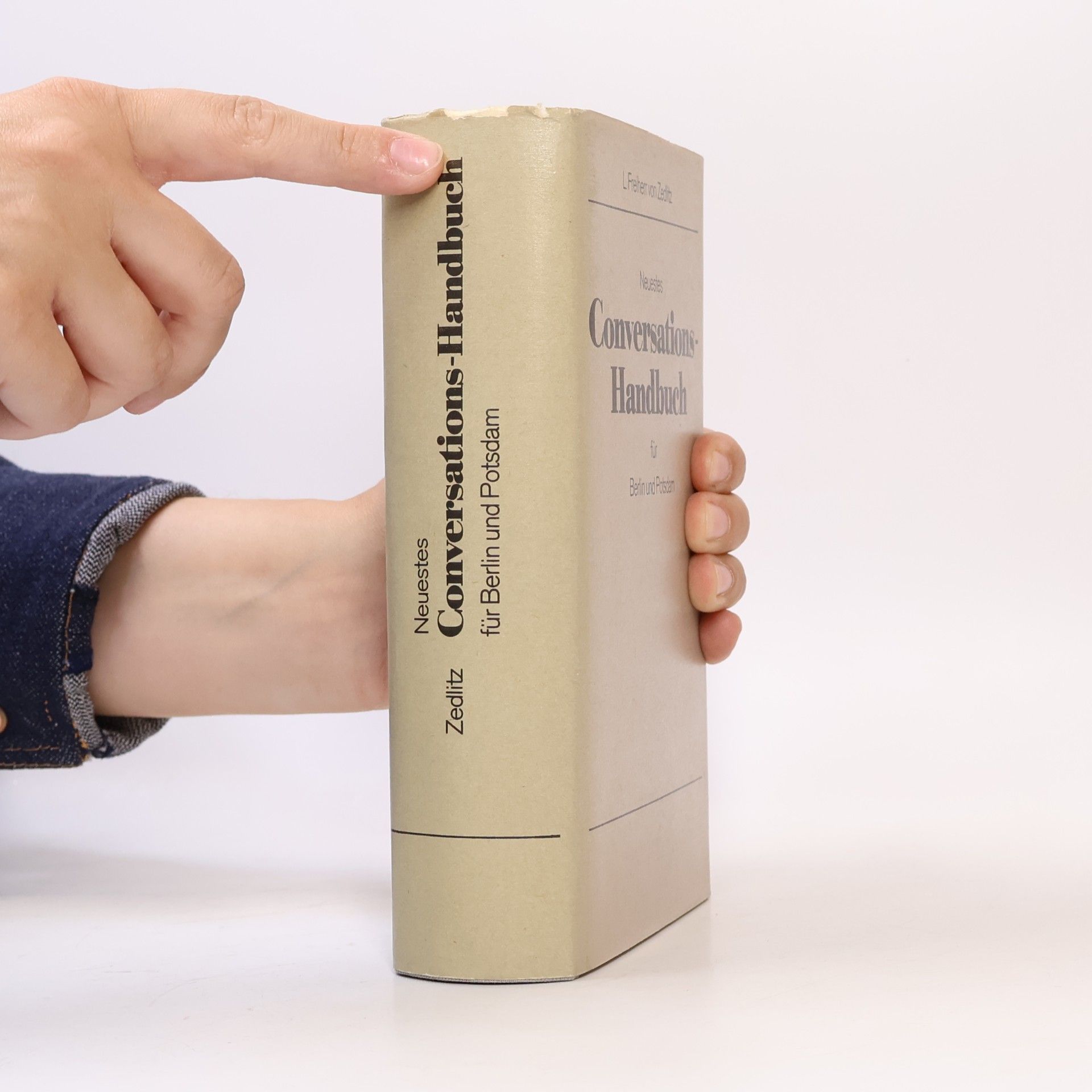 L. Freiherr von Zedlitz Conversationshandbuch für Berlin und Postdam (reprint)