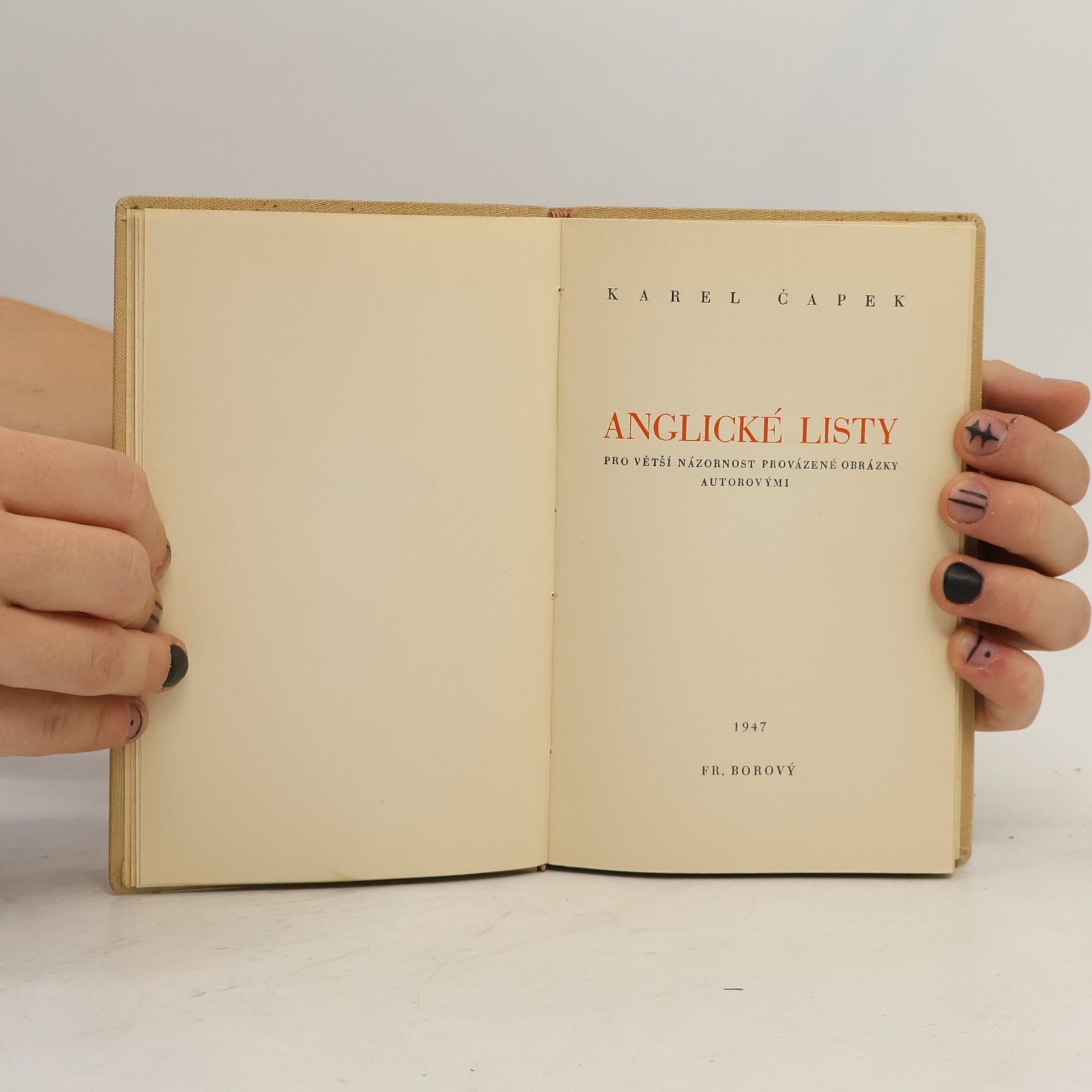 Karel Čapek Anglické listy